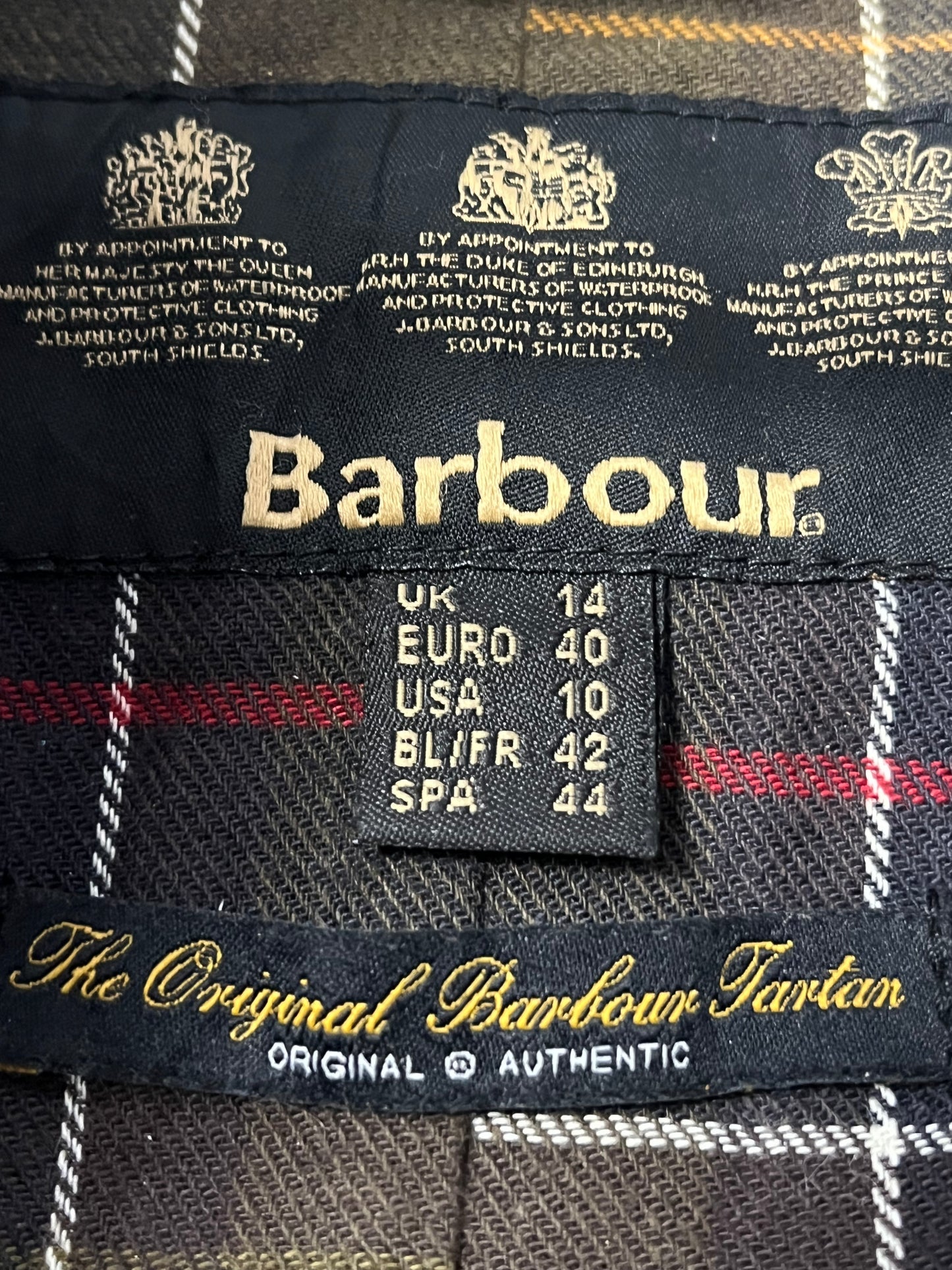 Barbour Defence Utility Jacket – Olive – UK 14