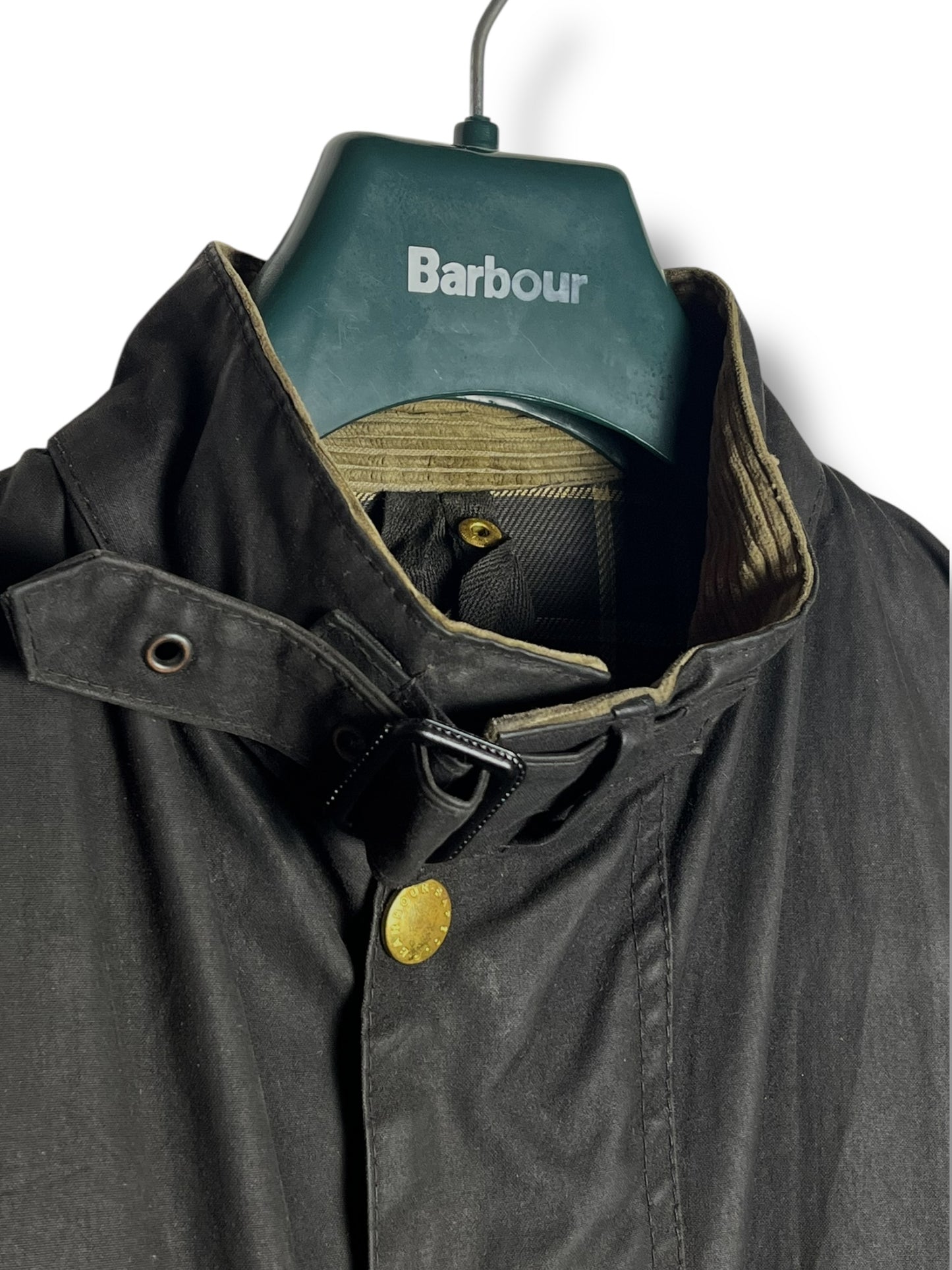 Rare Barbour International A7 Wax Jacket 1992 Navy Blue Vintage C40 UK