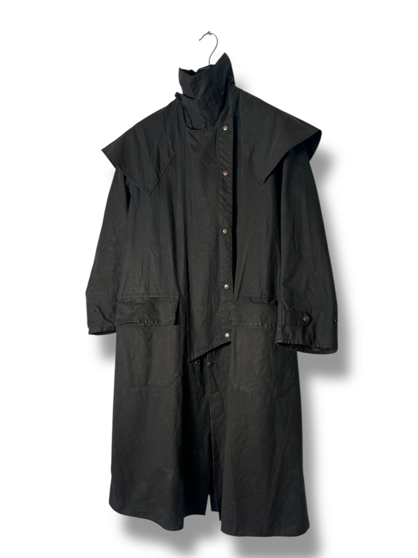 Barbour Backhouse Vintage Navy Raincoat C34 – 1990s Drizabone
