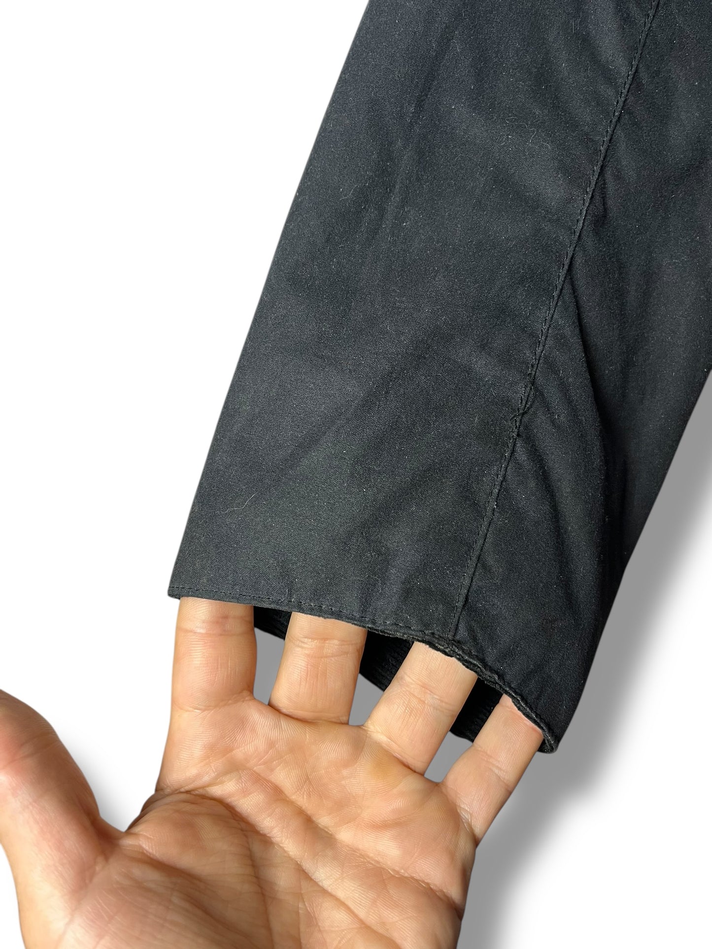 Barbour Ashby Wax Jacket –  Navy – Size L - Selected by Draps