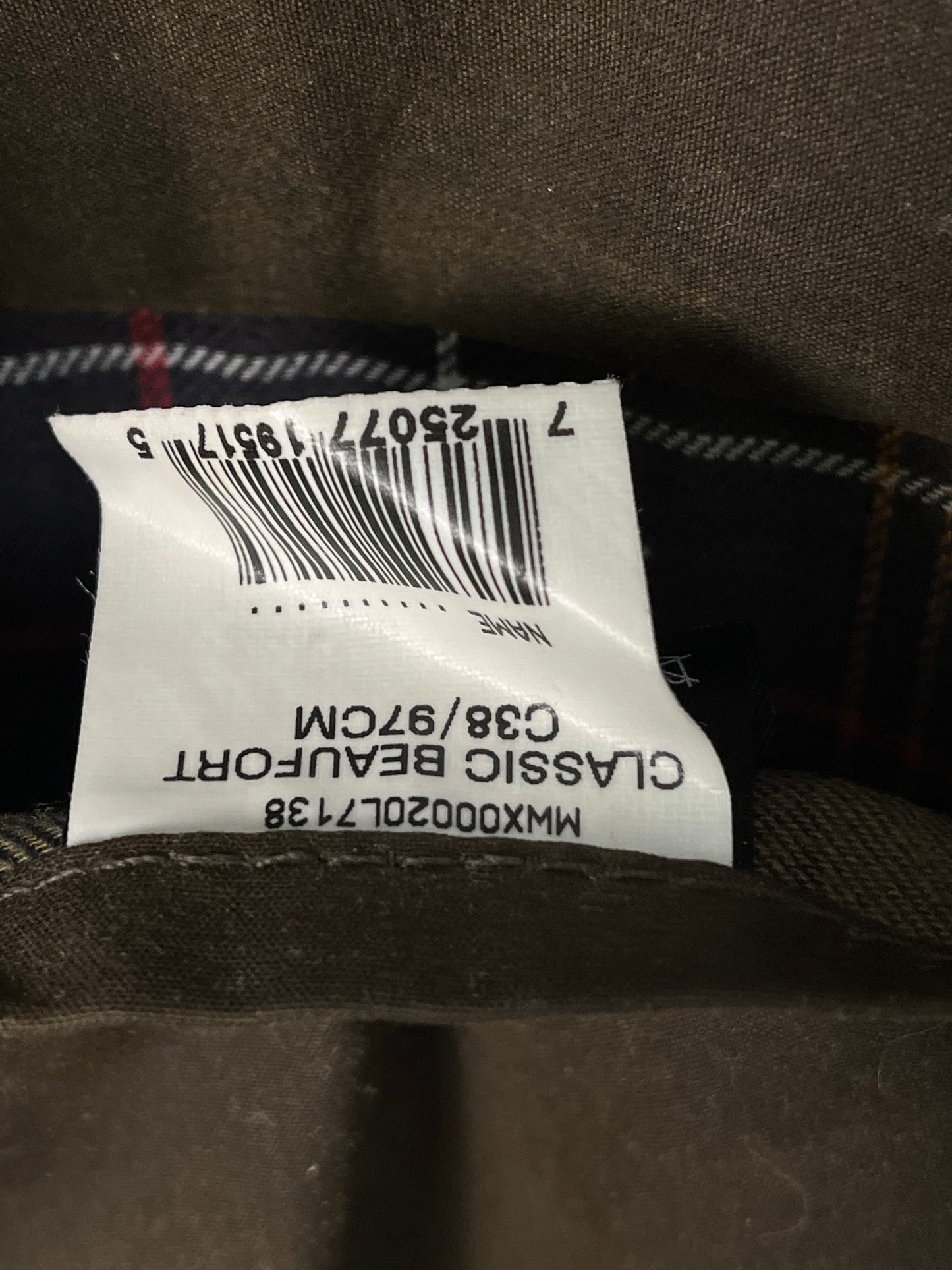 Barbour Classic Beaufort Wax Jacket C38 M – Olive (2016)