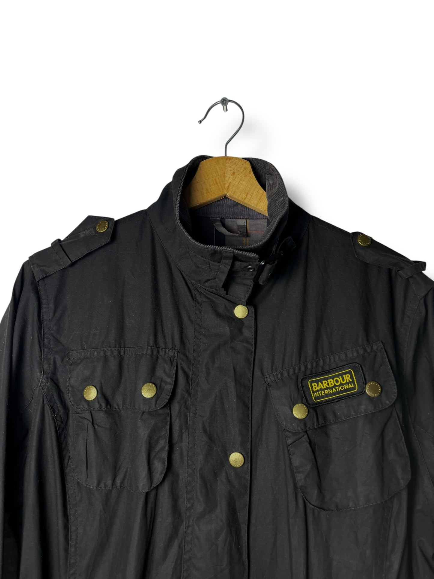 Barbour International Flyweight Jacket – Black – Size 16/XL