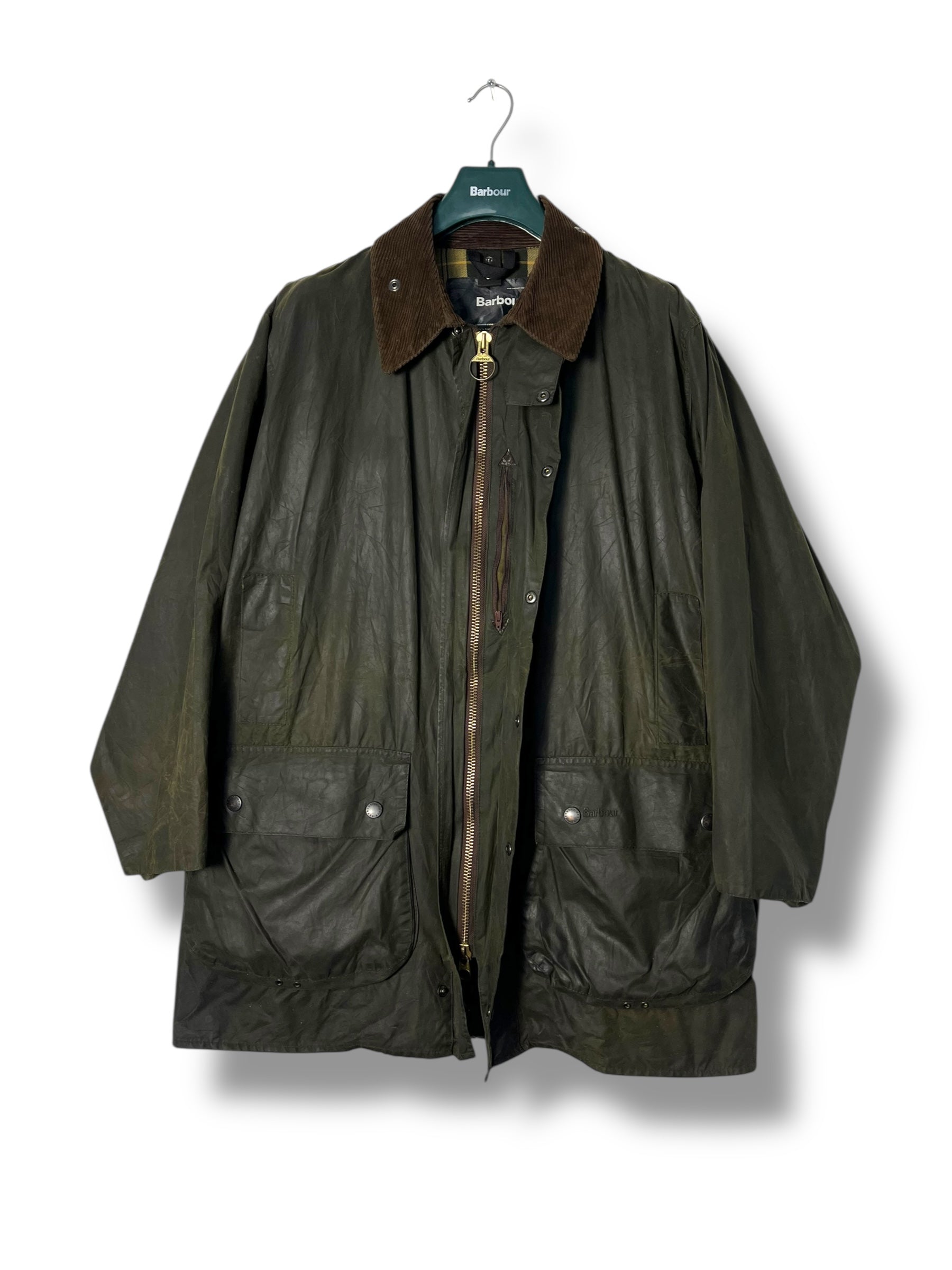 Barbour Border Jacket C42/107CM Vintage Olive Green – Draps Barcelona