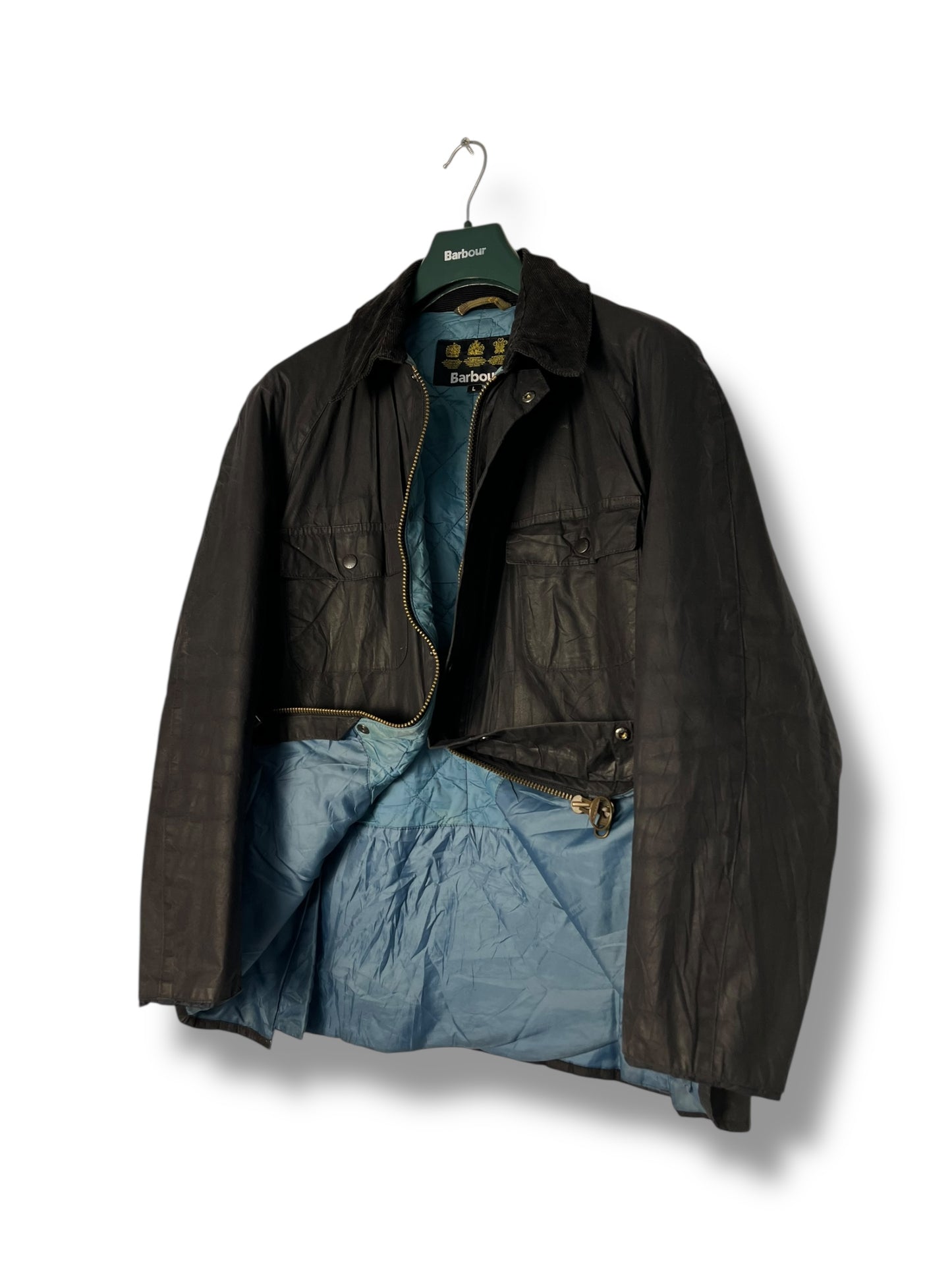 Retail Freezer L – lightweight Navy Blue – Waxed Cotton