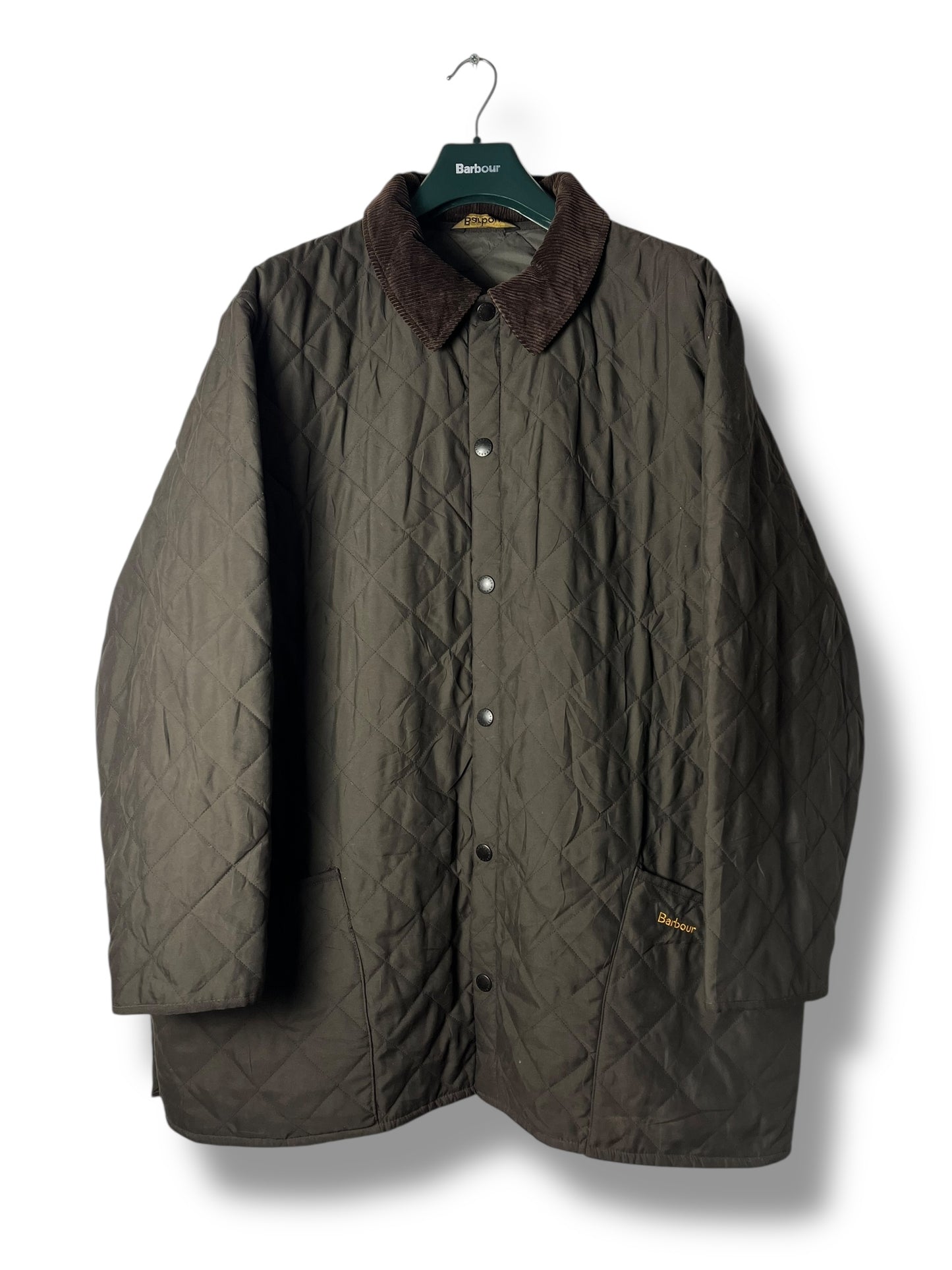 Barbour New Eskdale Quilted Jacket – Olive – XXL | Selected by DRAPS