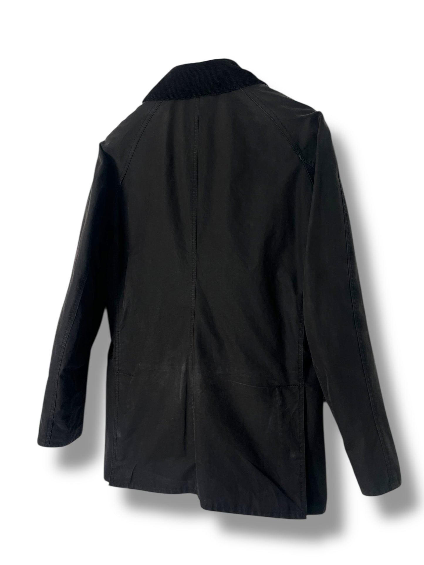 Barbour Ashby MWX0873BK91 – Vintage Black Wax Jacket (Size M)