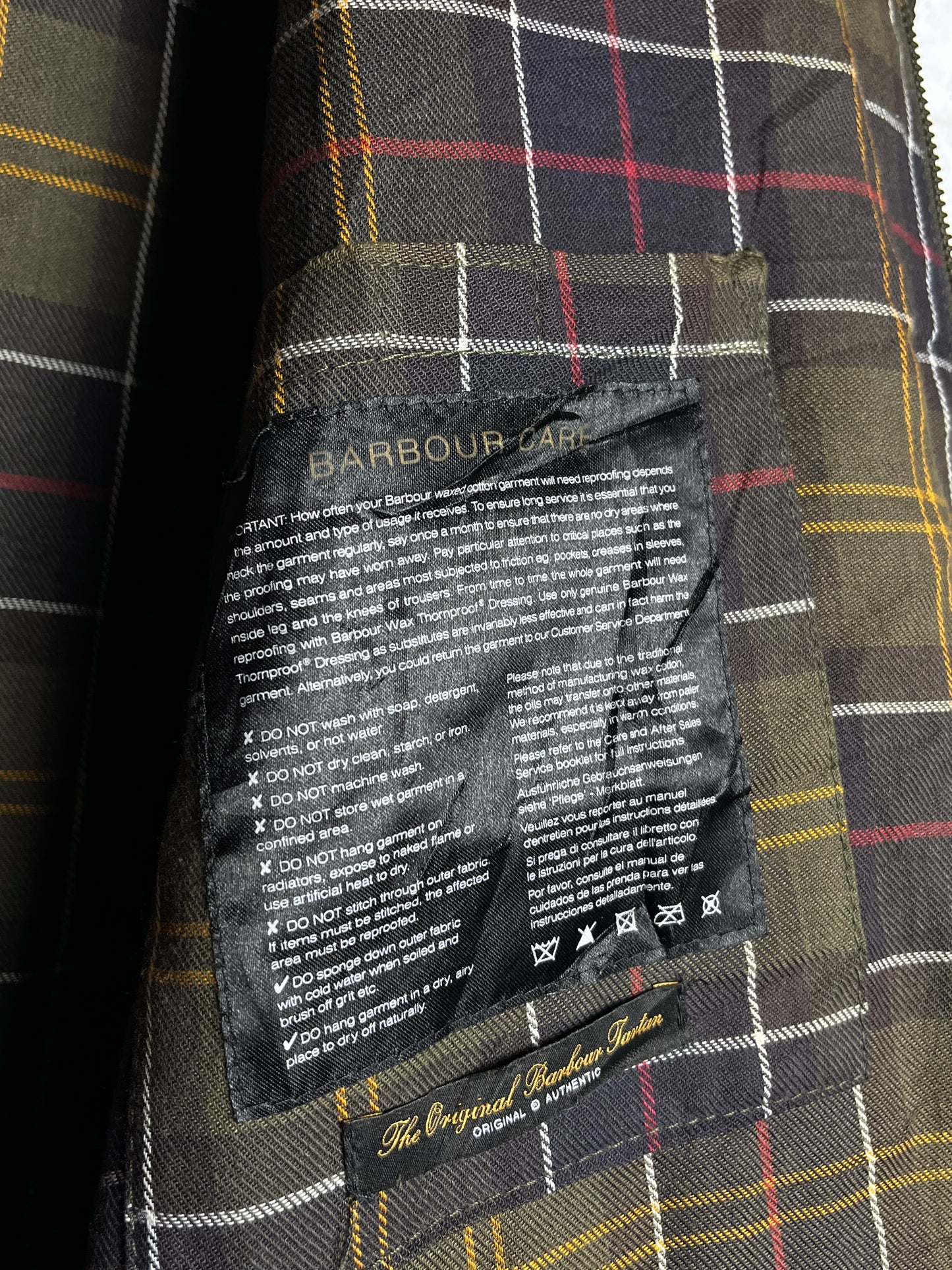 Barbour Customised Bedale – Dept (B) Lightweight Wax Jacket Green M