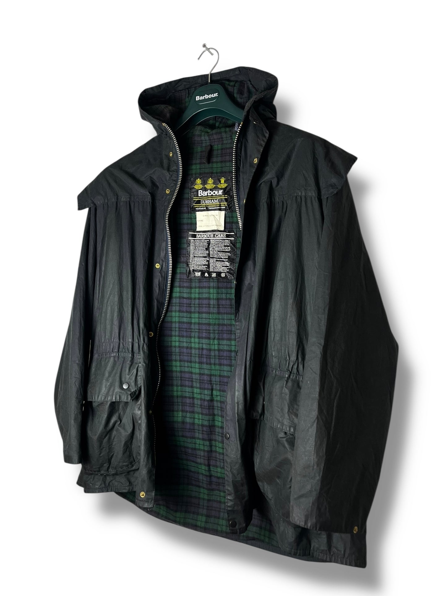 Barbour Durham Jacket 1991 – C40 – Blue Navy – Vintage Original