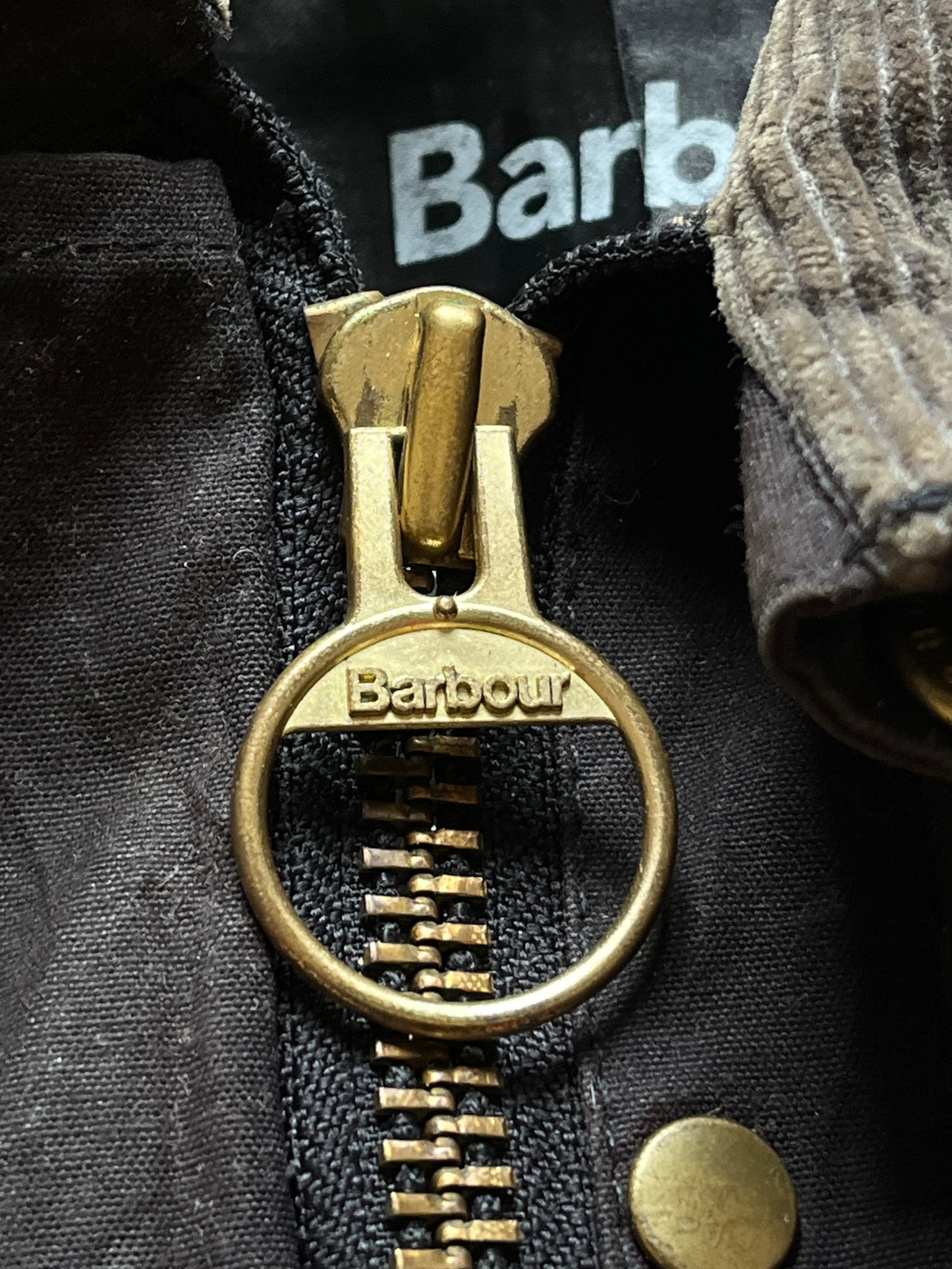 Barbour International Wax Jacket – Black – C34 (Small)