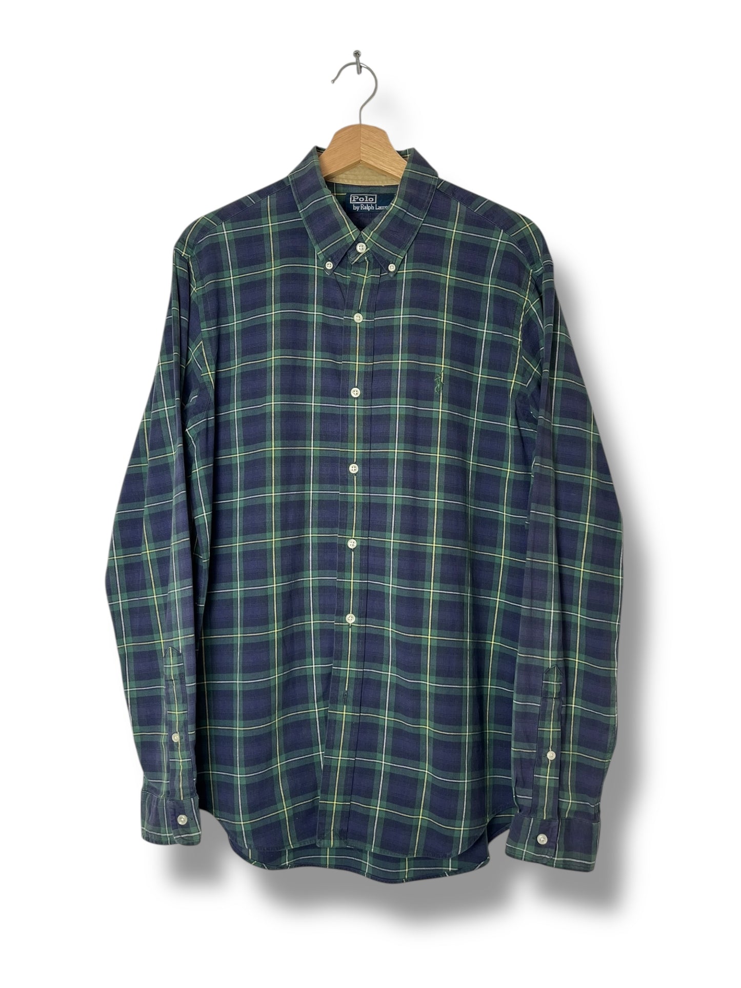 Polo Ralph Lauren L Vintage 90s Green Check Shirt
