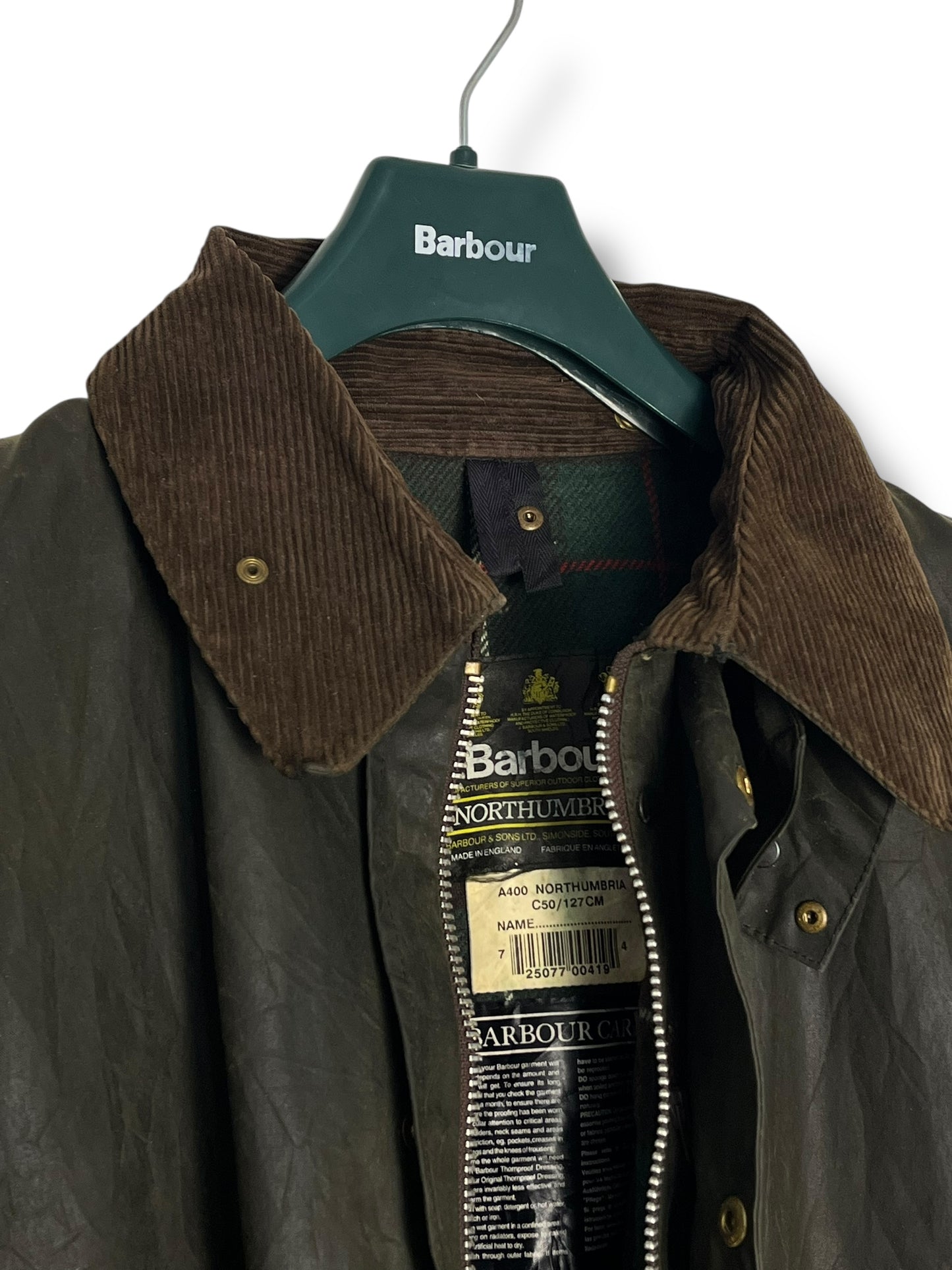 Barbour Northumbria C50 – Vintage Dark Green (1996)