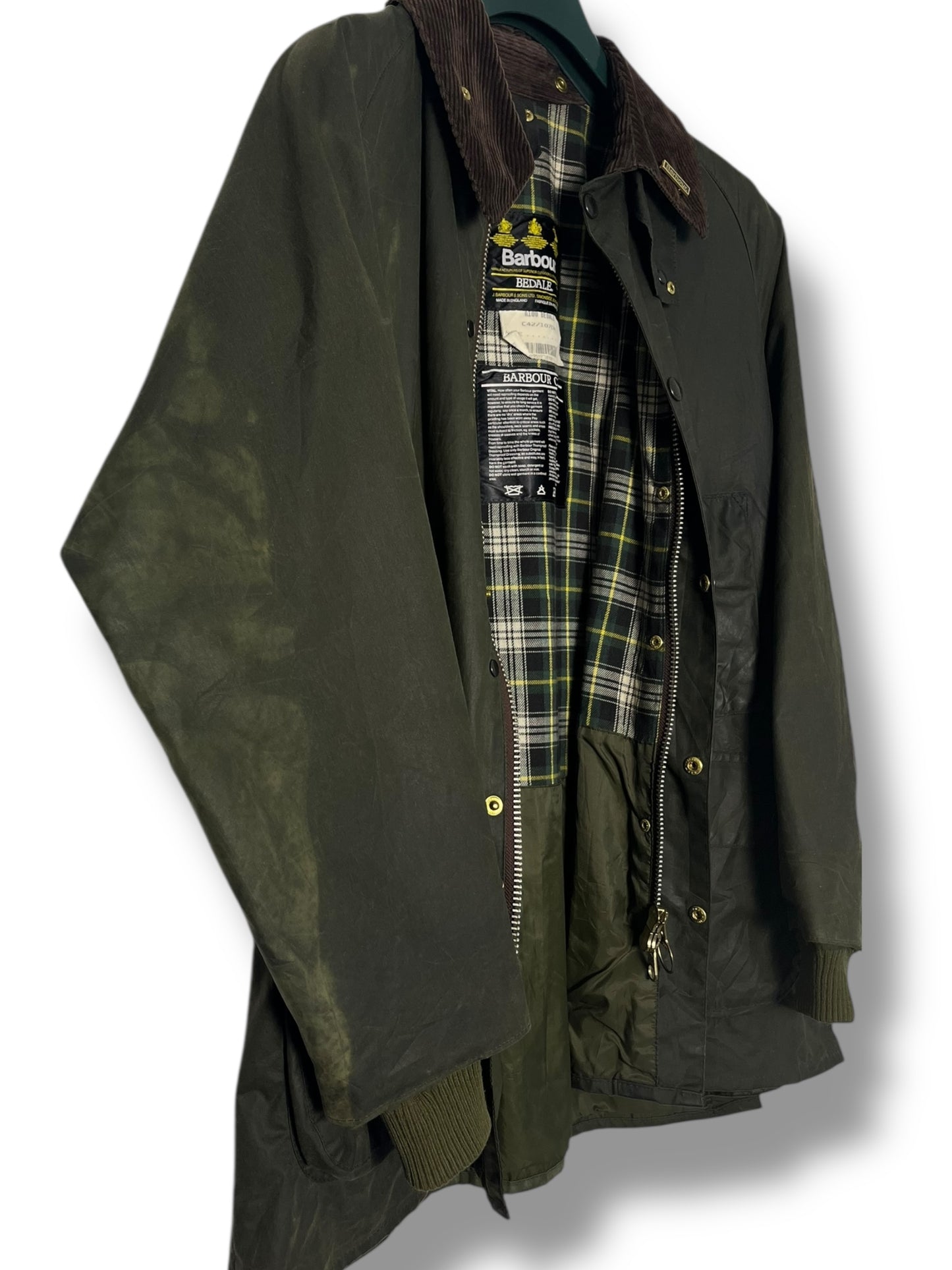 Barbour Bedale C42 - 1992 Size (fits like a modern L)