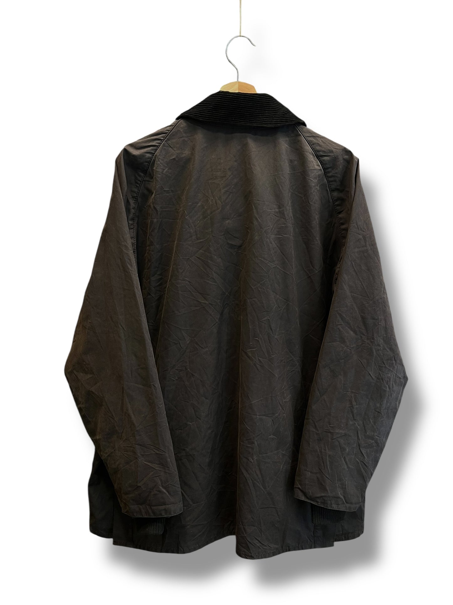 Barbour Bedale C46 Black Waxed Jacket 2000 Black Watch Tartan