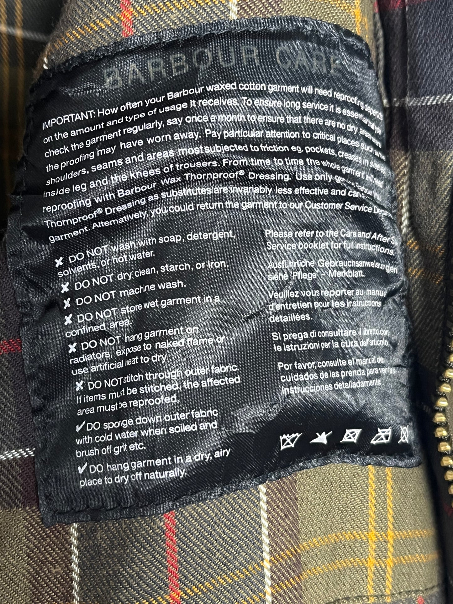 Barbour Ashby Wax Jacket – Olive (L)