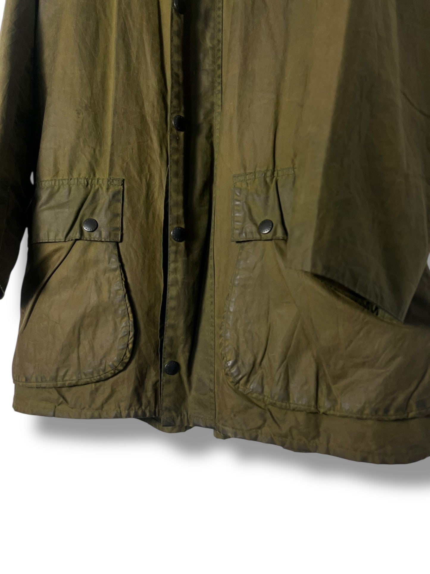 Barbour Border C46 Vintage 1988 – Olive Green