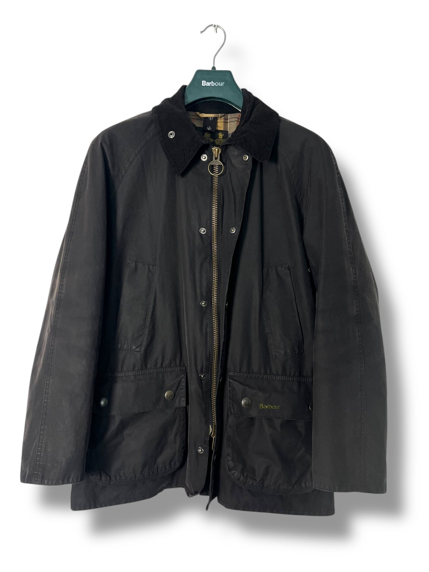 Barbour Ashby MWX0873BK91 – Vintage Black Wax Jacket (Size M)