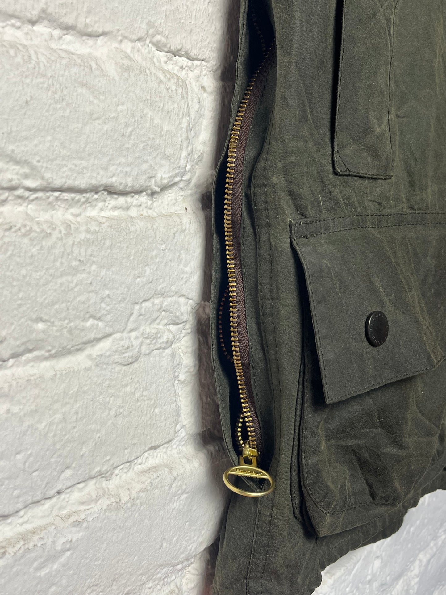 Barbour Beaufort Wax Jacket – Sage – C34 (XS)