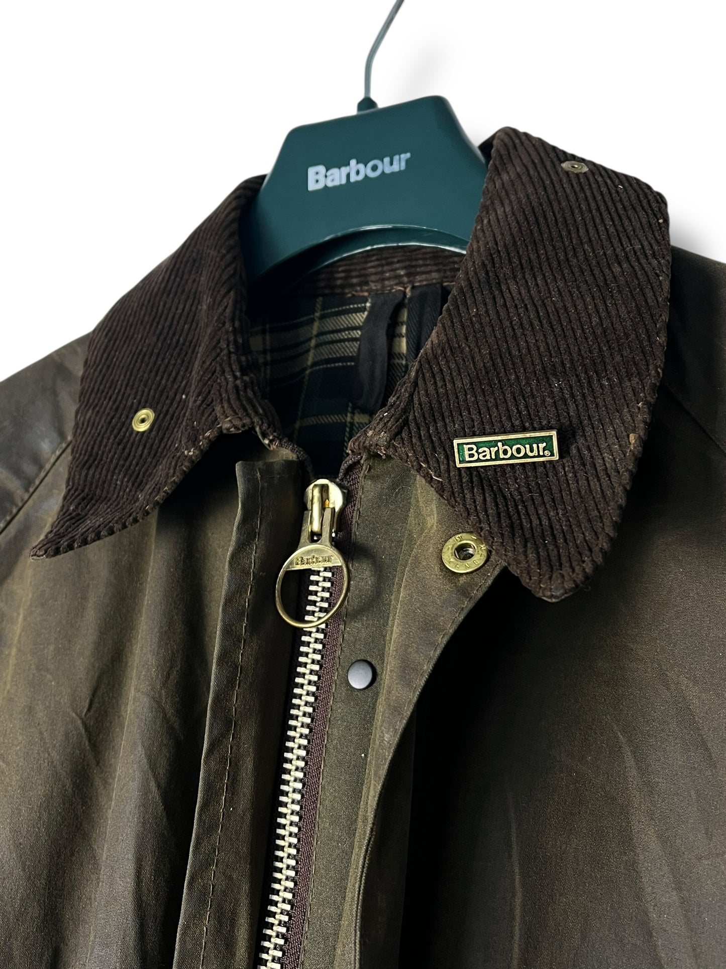 Barbour Solway Zipper – C38 – 1980s – Olive Selected by DRAPS.