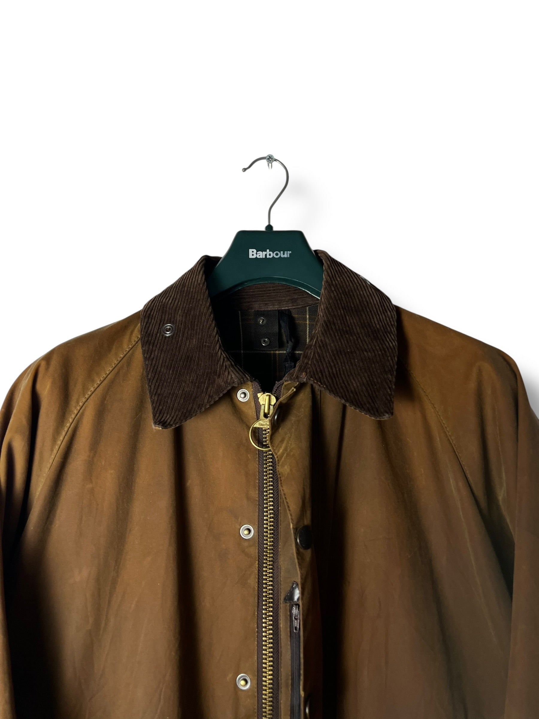 Barbour Moorland Wax Jacket – Sandstone – C42 XL – Draps Barcelona
