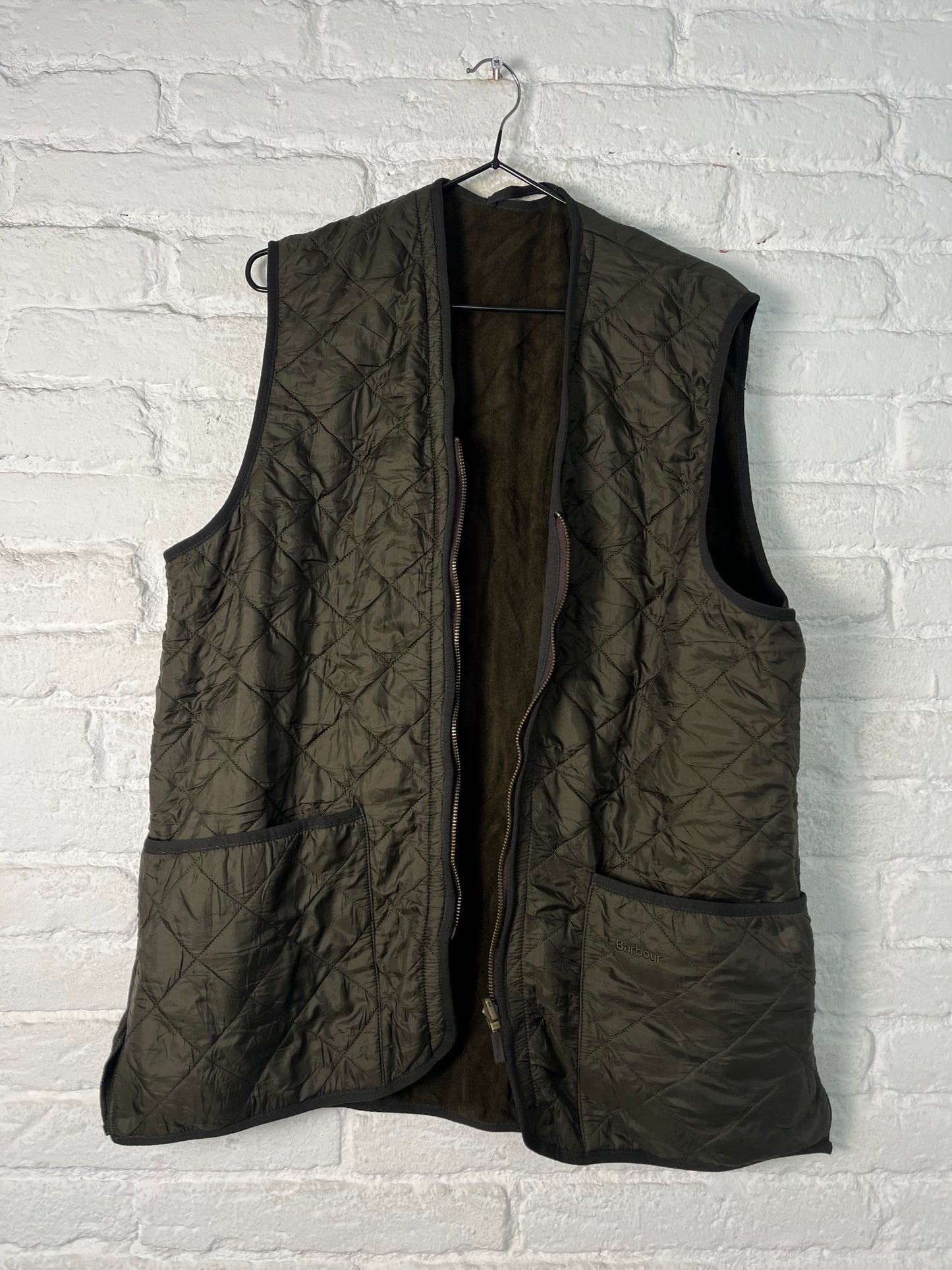 Barbour Beaufort Classic Wax Jacket – C48/XXL– Olive – Quilted Liner Included