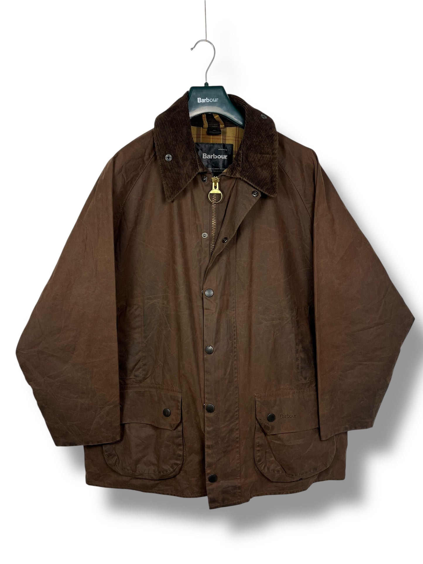 Barbour Beaufort A231 Wax Jacket – Brown – C46 (XL)