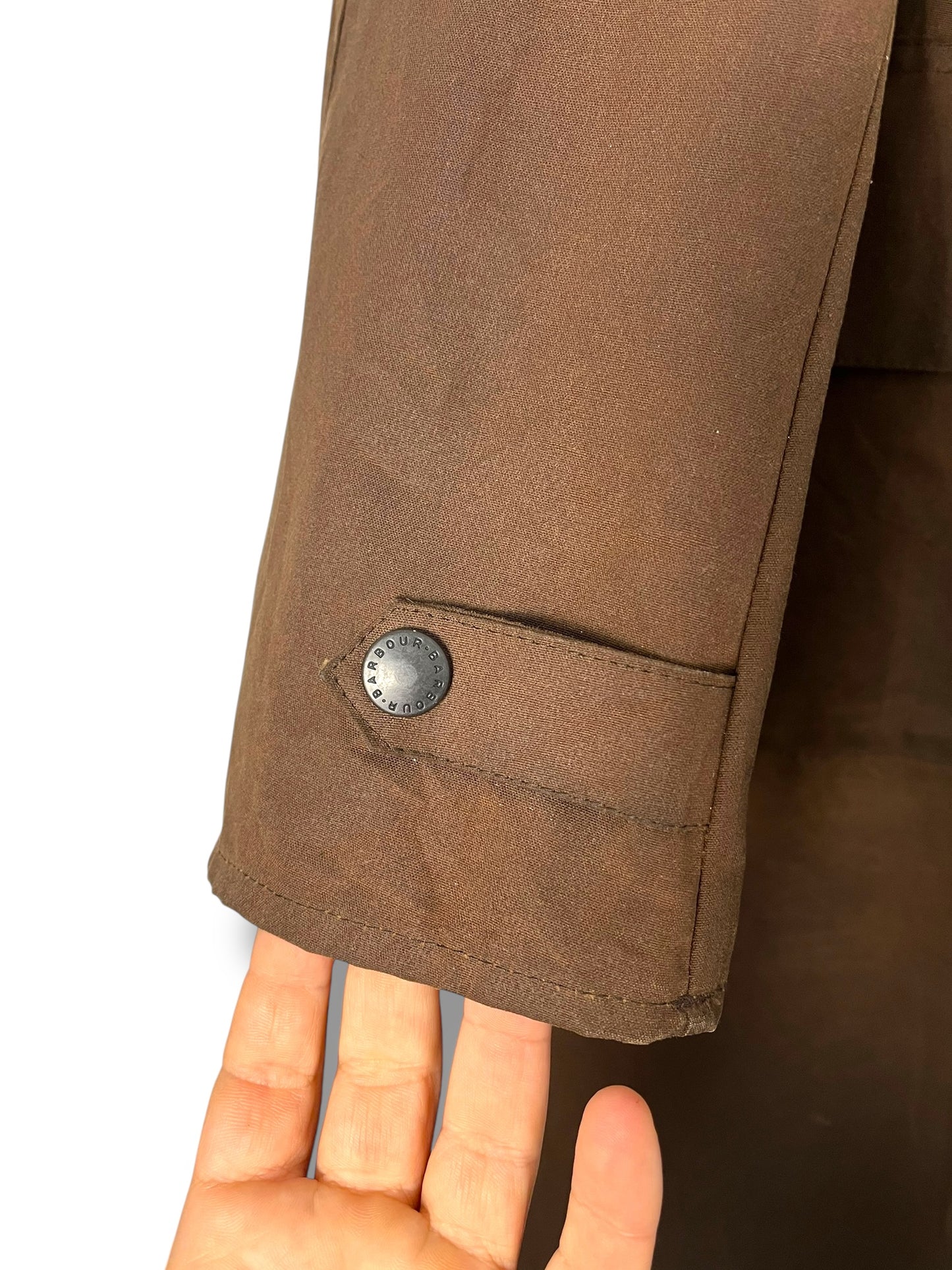 Barbour x Backhouse Waxed Raincoat – Brown – XL – 1990s - Selected by DRAPS