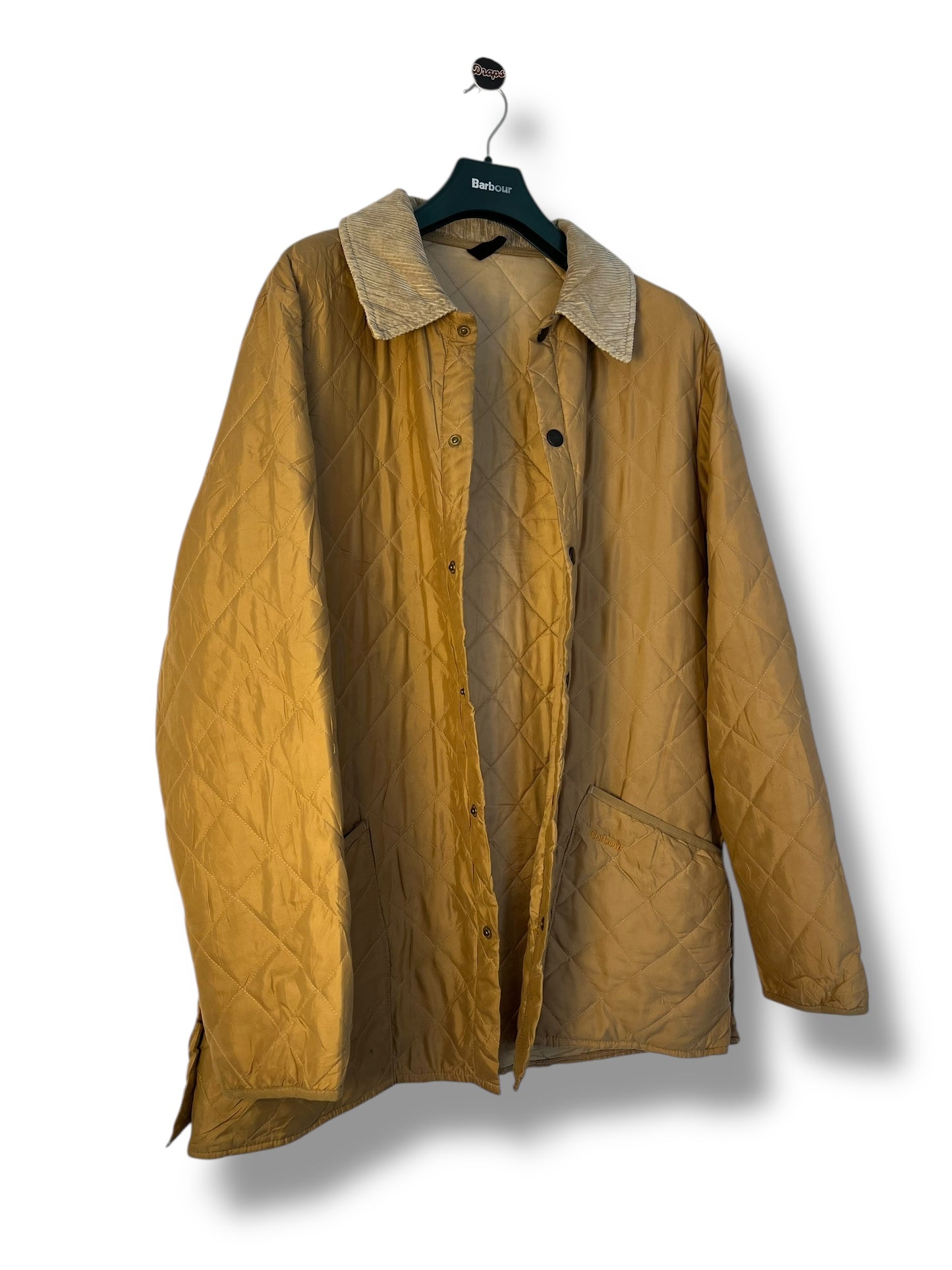 Barbour Eskdale Quilted Jacket – Cream – Size XL