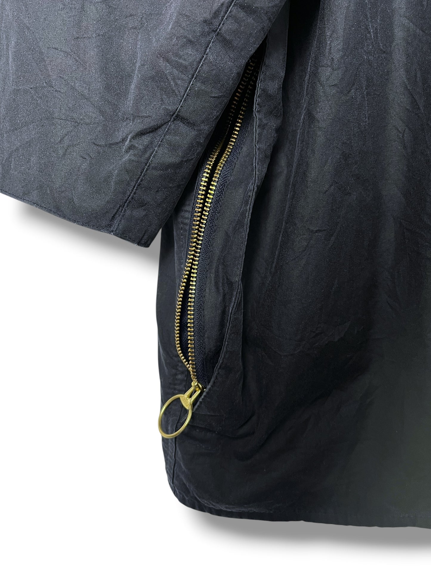 Barbour Beaufort A155 Wax Jacket Navy 1995 C46 XL Vintage Rewaxed