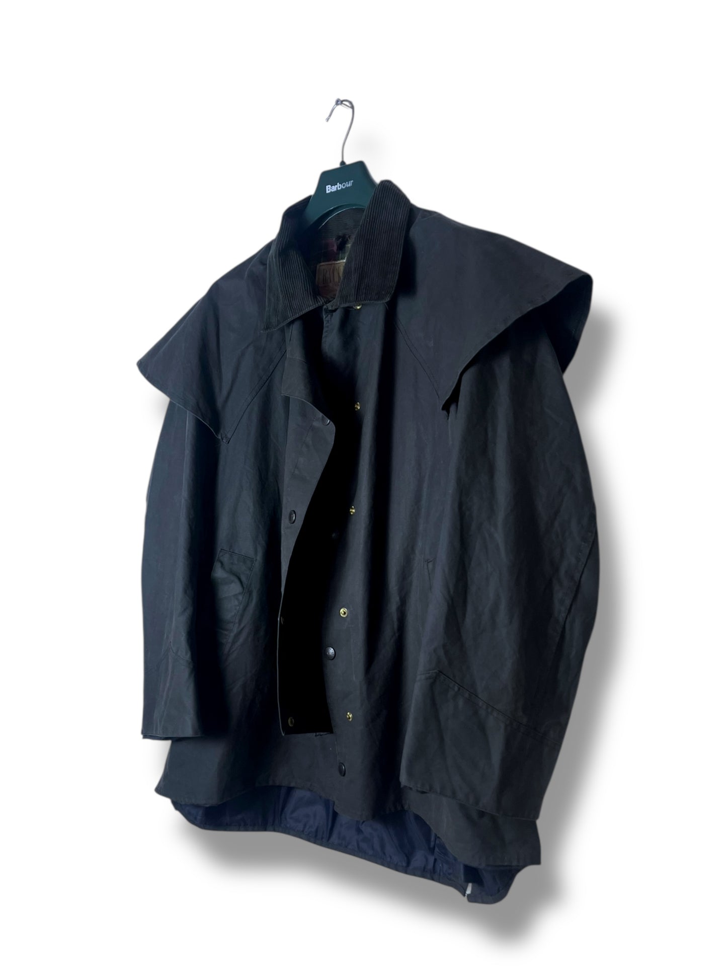Backhouse for Barbour Waxed Coat (Blue Navy) – Size XXL (1990s)