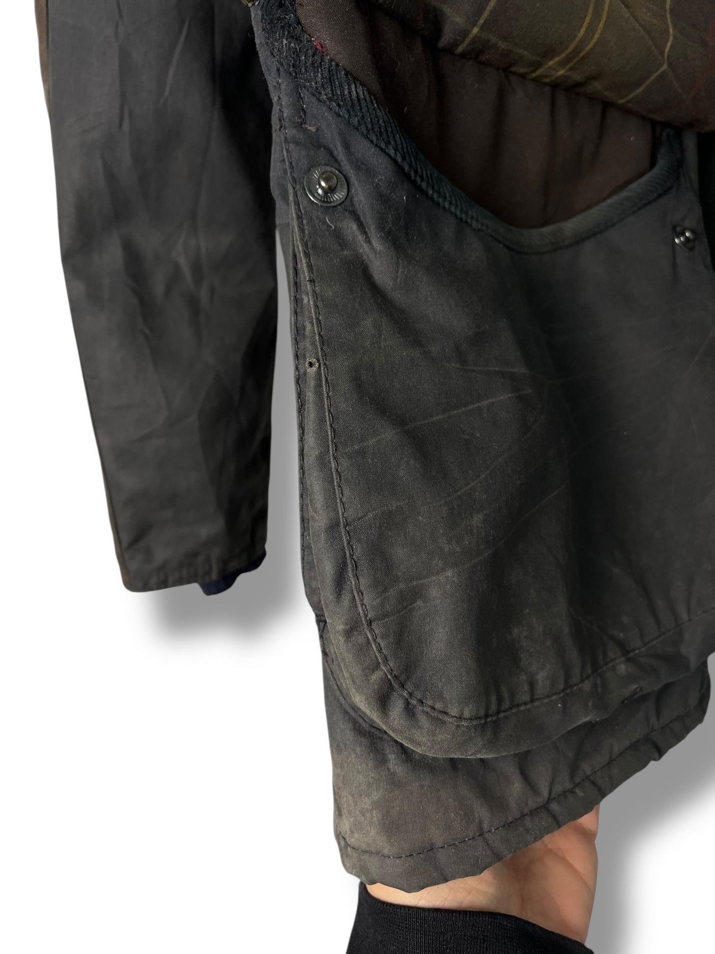 Barbour Digby Wax Jacket – Blue / Navy – XL (fits Large)