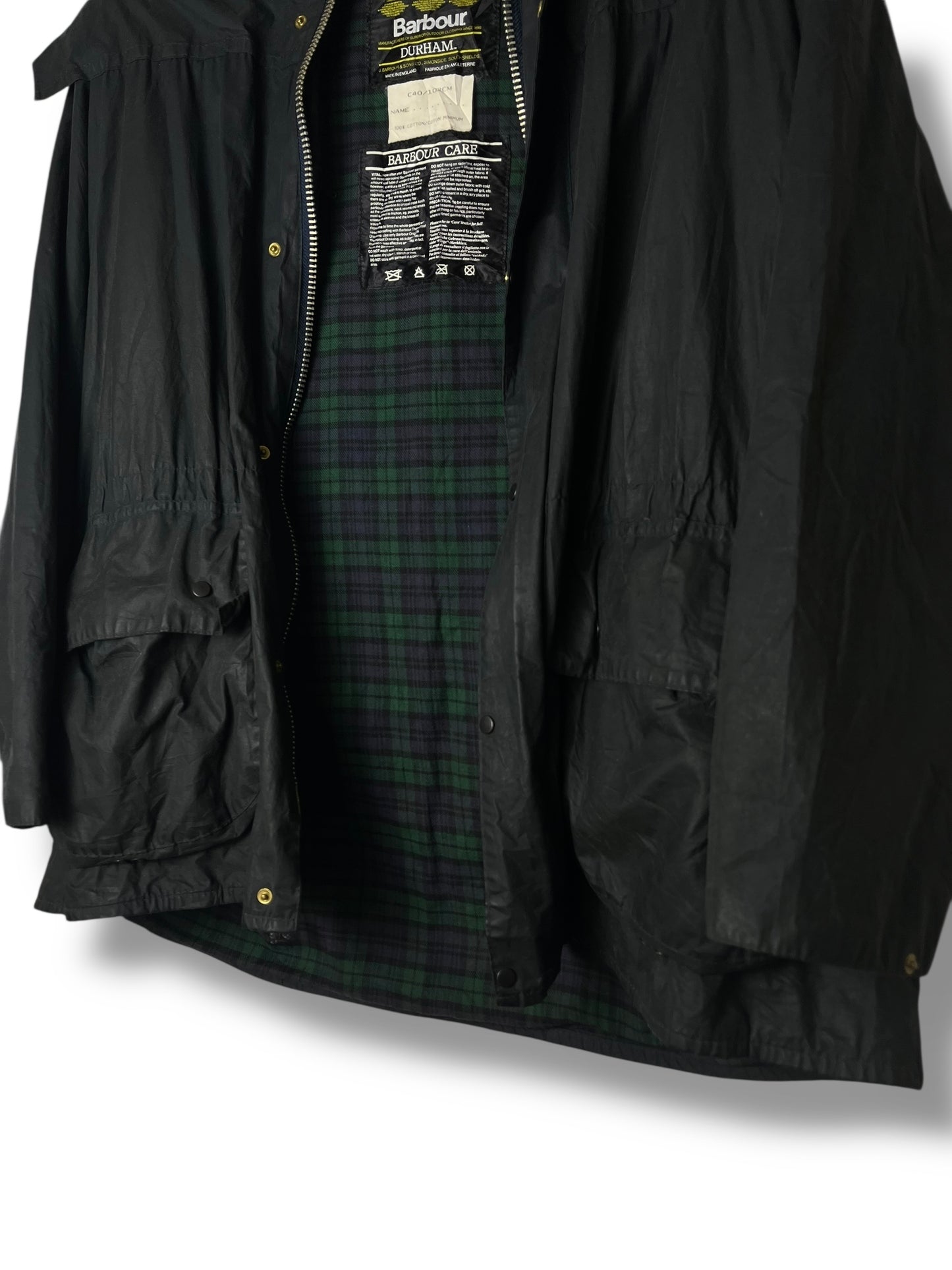 Barbour Durham Jacket 1991 – C40 – Blue Navy – Vintage Original