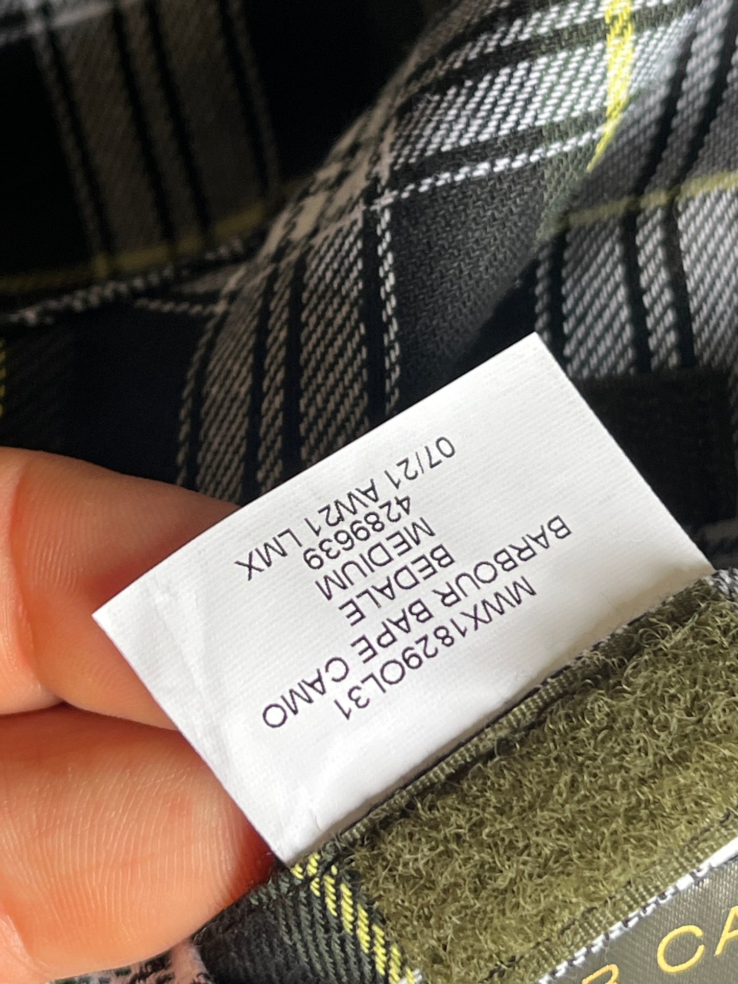 Barbour x BAPE Bedale Jacket 2021 – Size M – NWOT Rare Collaboration