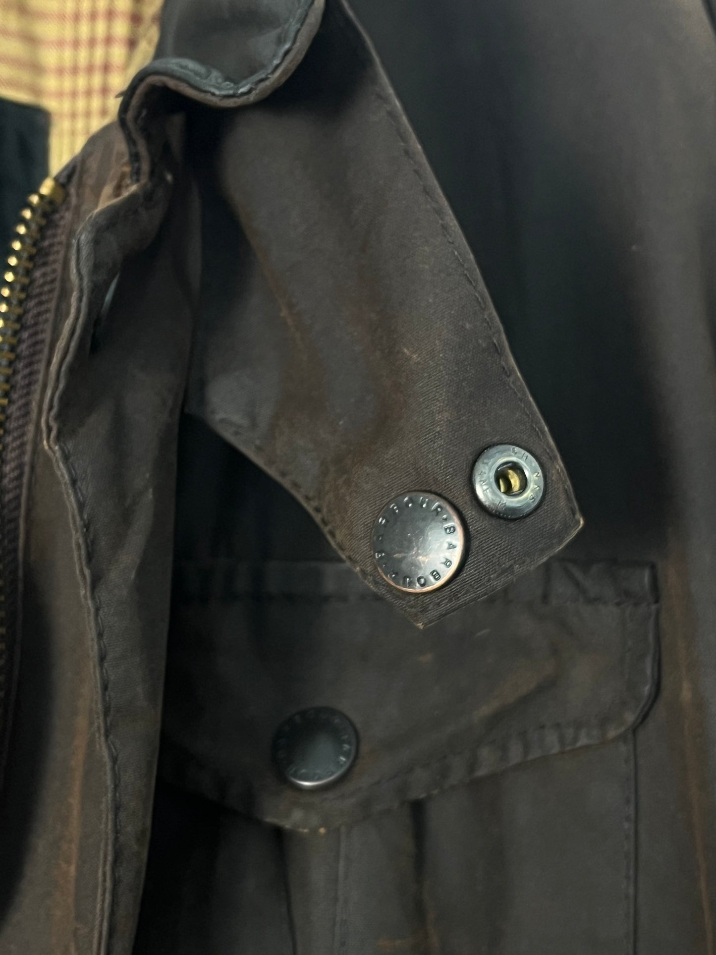 Barbour Bushman Wax Jacket – Dark Brown XXL 2000’s