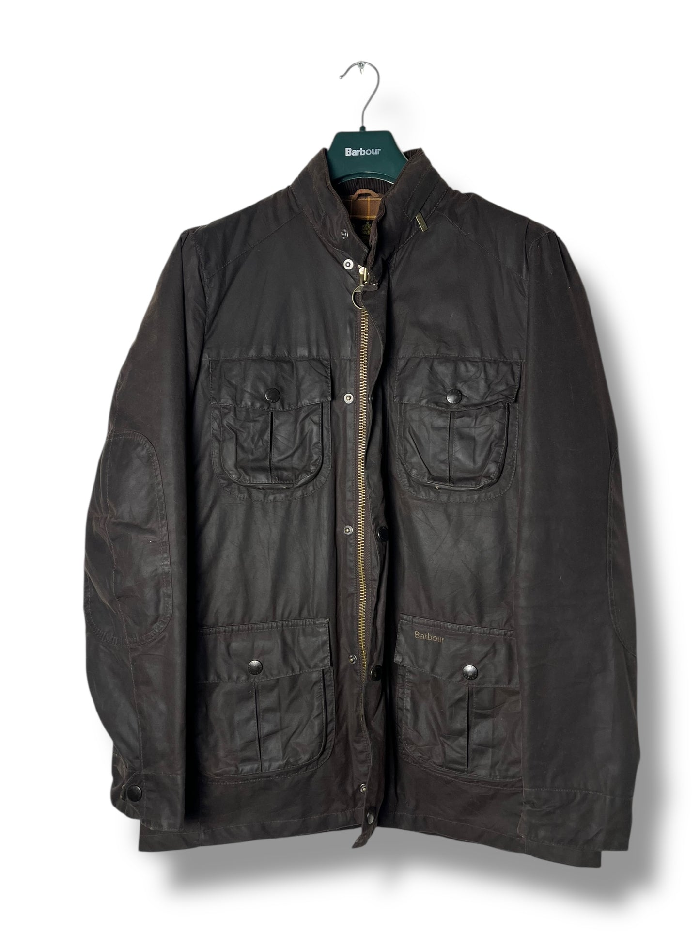 Barbour Corbridge Wax Jacket – Dark Brown – Size L