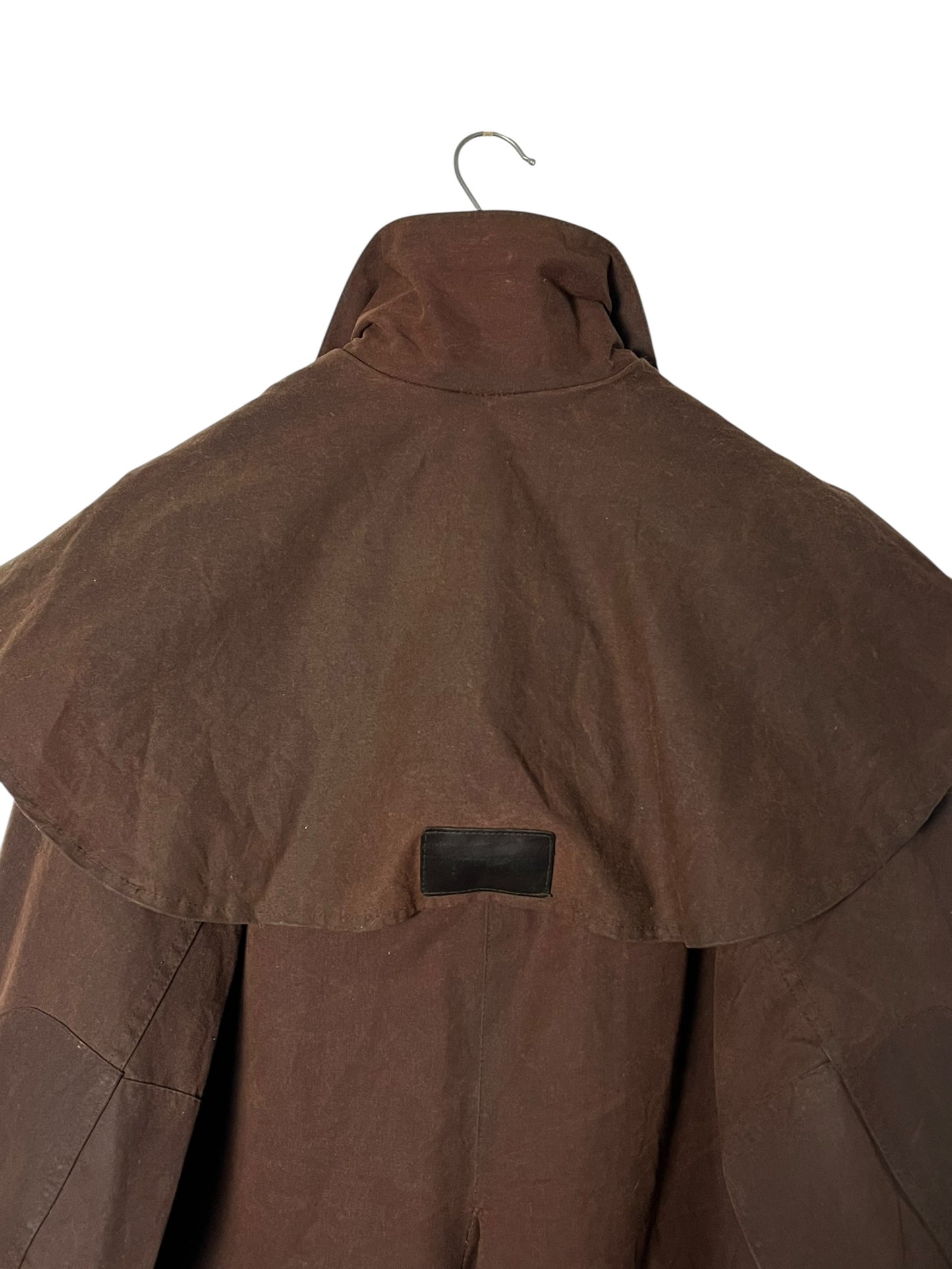 Barbour Backhouse Stockman Wax Coat Brown C46 90s Rare Long Coat