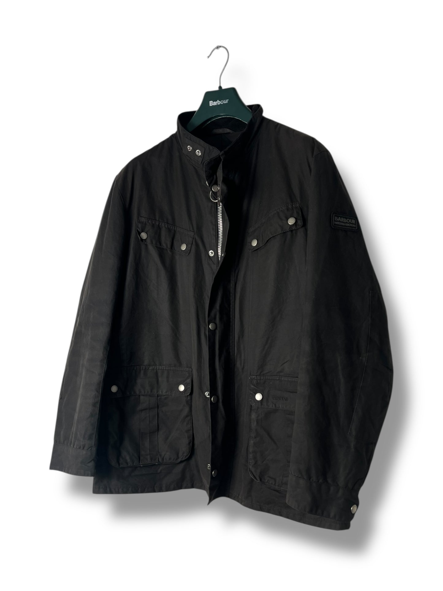 Barbour International Duke Jacket – Black – Size XXL