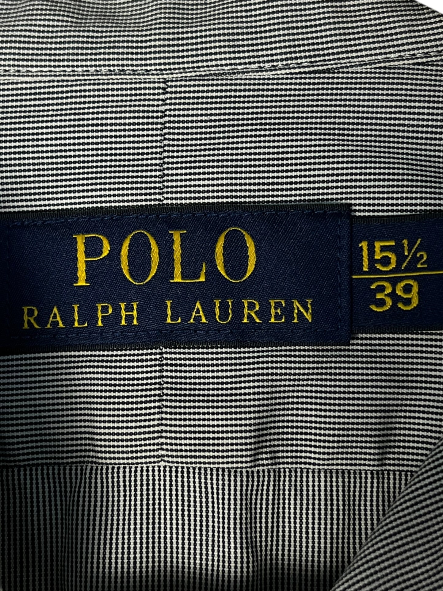 Polo Ralph Lauren Shirt – Dark Grey – Black Pony Logo – Size 39