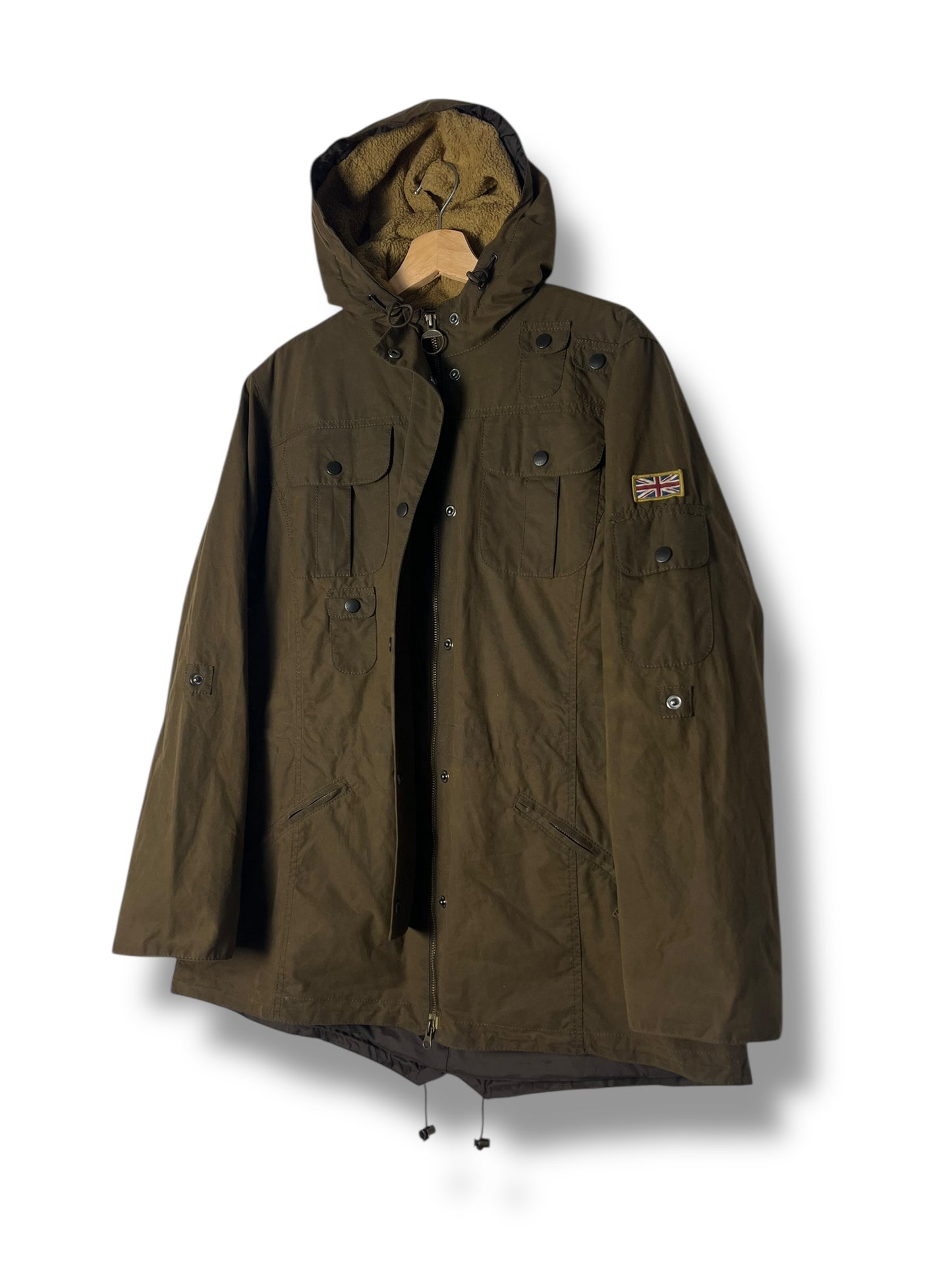 Barbour Winter Force Parka Olive UK18 XL