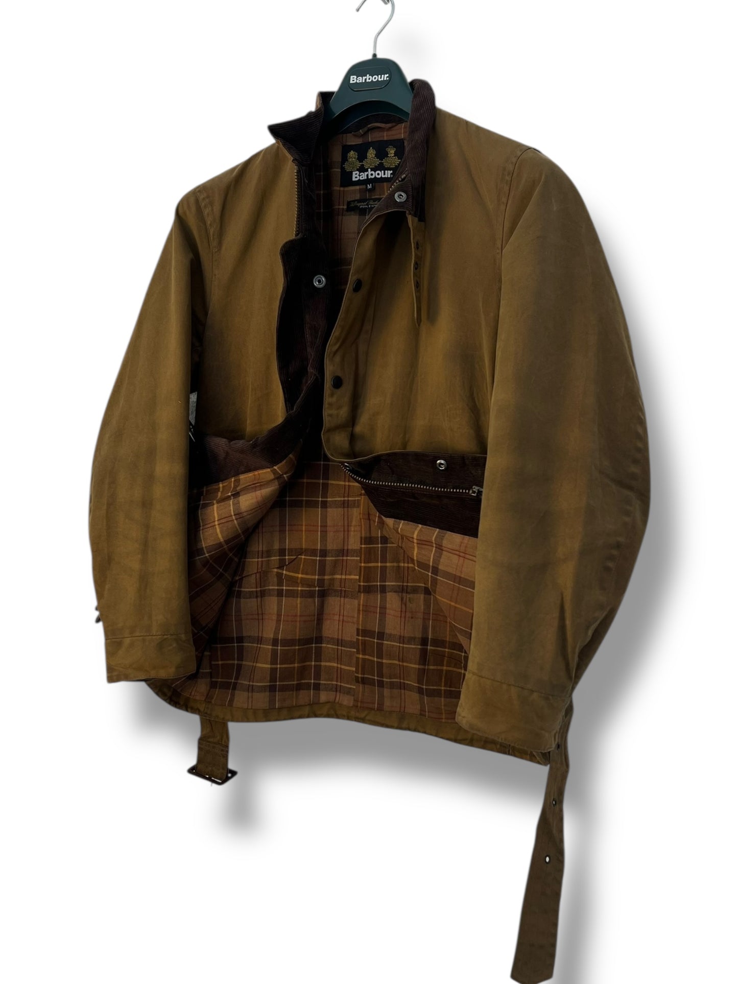 Barbour Ursula Wax Jacket Sandstone Vintage (2000s) – Size Medium