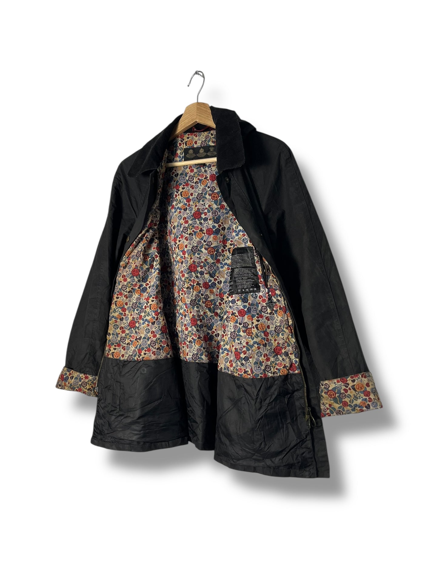 Barbour Chamber Beadnell Ladies Wax Jacket – UK 10 / Black