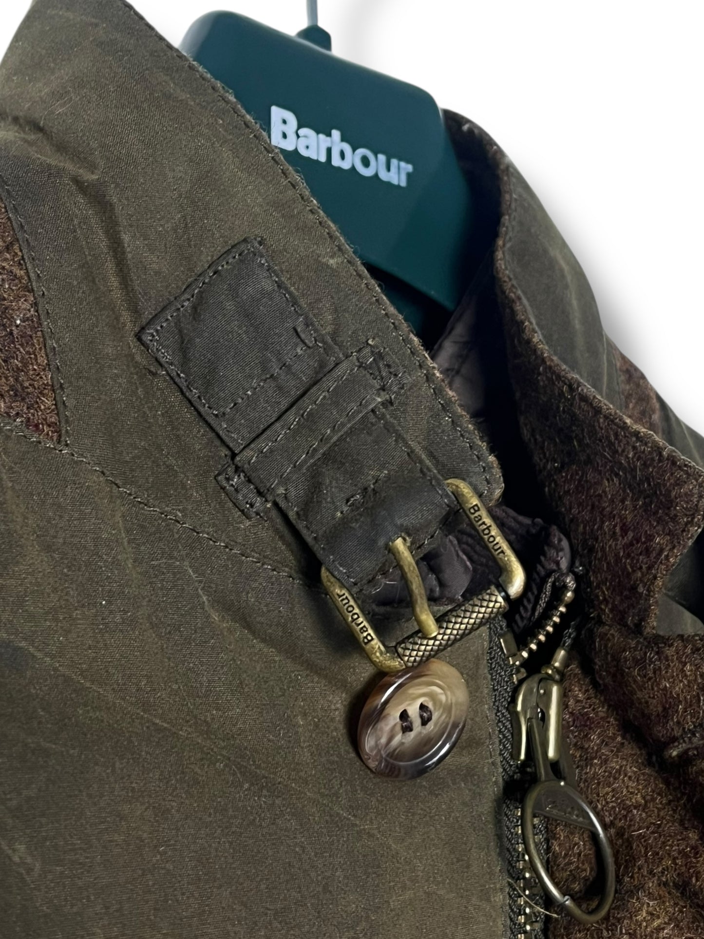 Barbour Kempt Wax Jacket – XXL (fits XL) – Moon Wool Collaboration