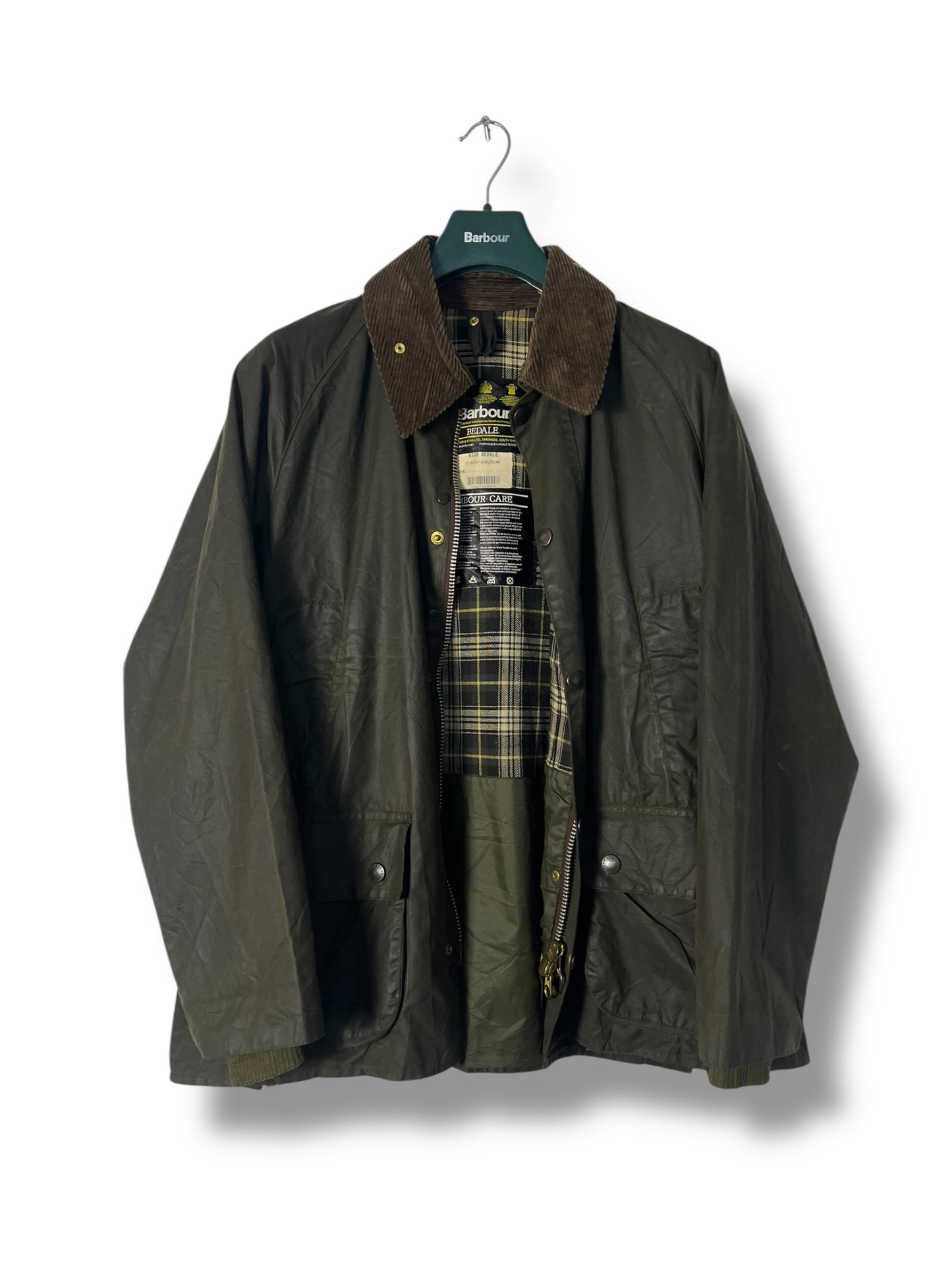 Barbour Bedale C40 Vintage Olive 1993 – Iconic Wax Jacket