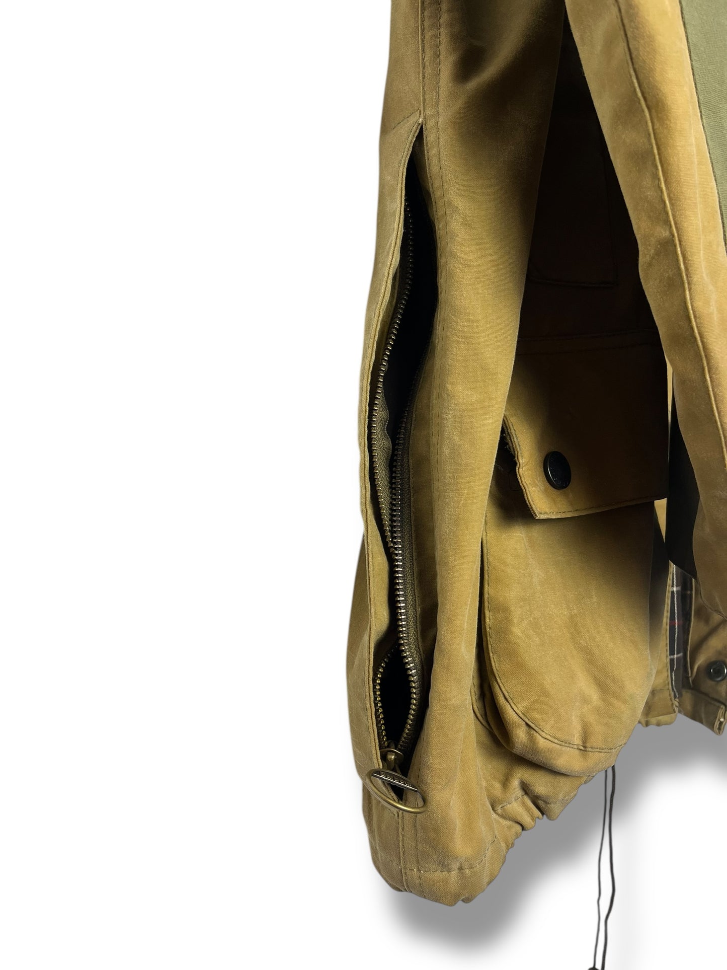 Barbour Sporting Wax Jacket – Mustard / Olive – C48 (Fits XL) – Early 2000s – Selected by DRAPS