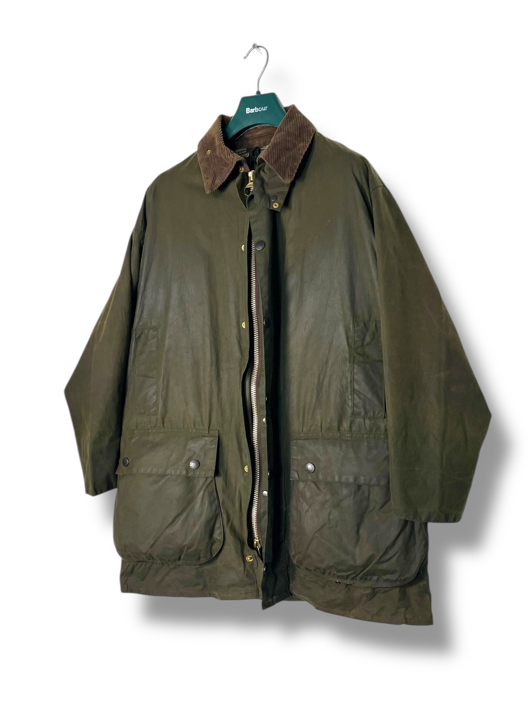 Barbour Border Jacket C40 Vintage Olive – 1994 – Draps Barcelona