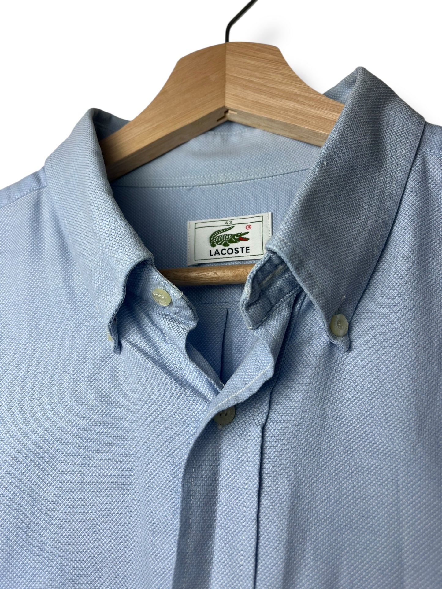 Lacoste Classic Fit Vintage Shirt – Light Blue