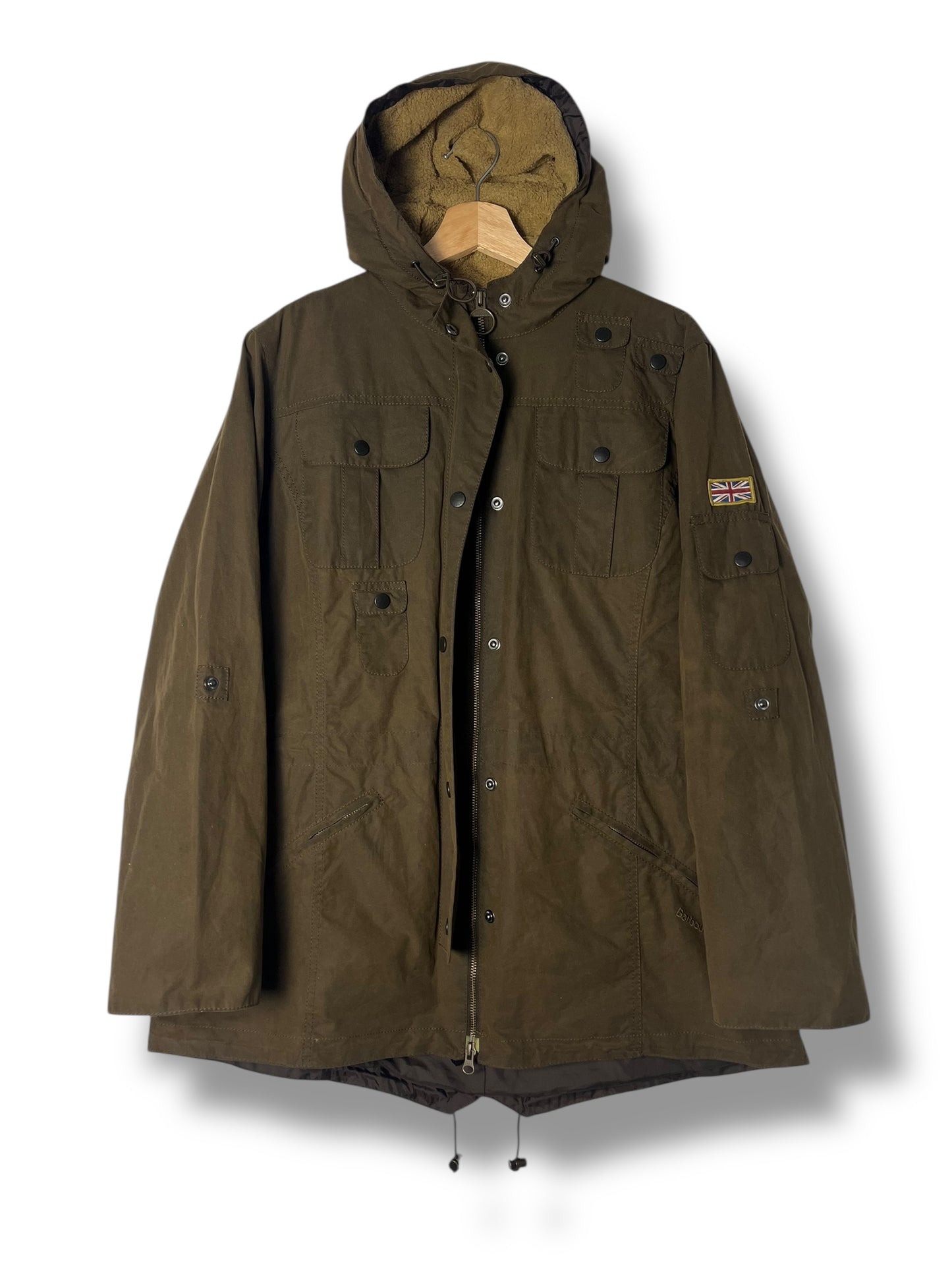 Barbour Winter Force Parka Olive UK18 XL