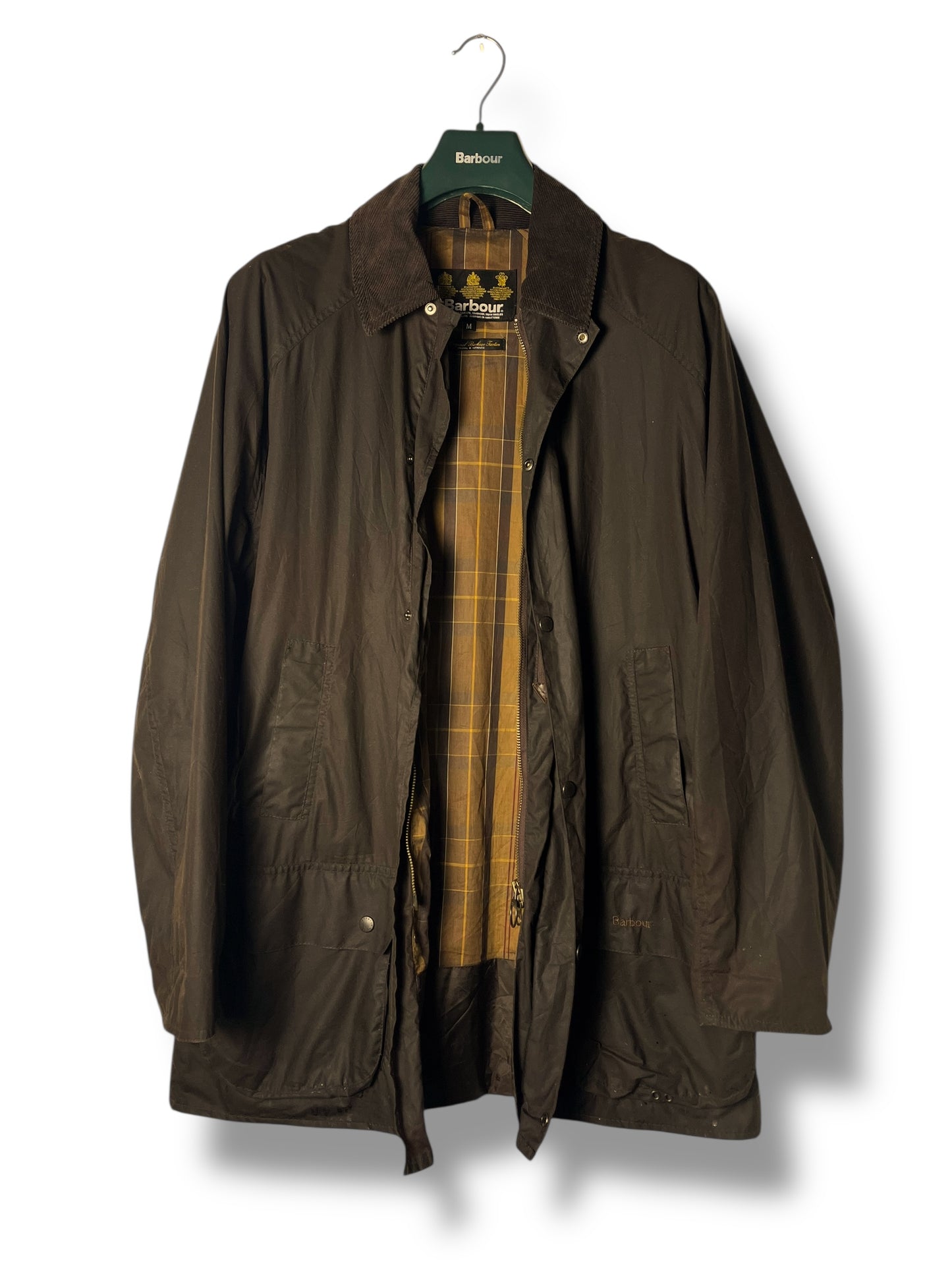Barbour Flyweight Wax Jacket – Brown – Size M (Fits L)