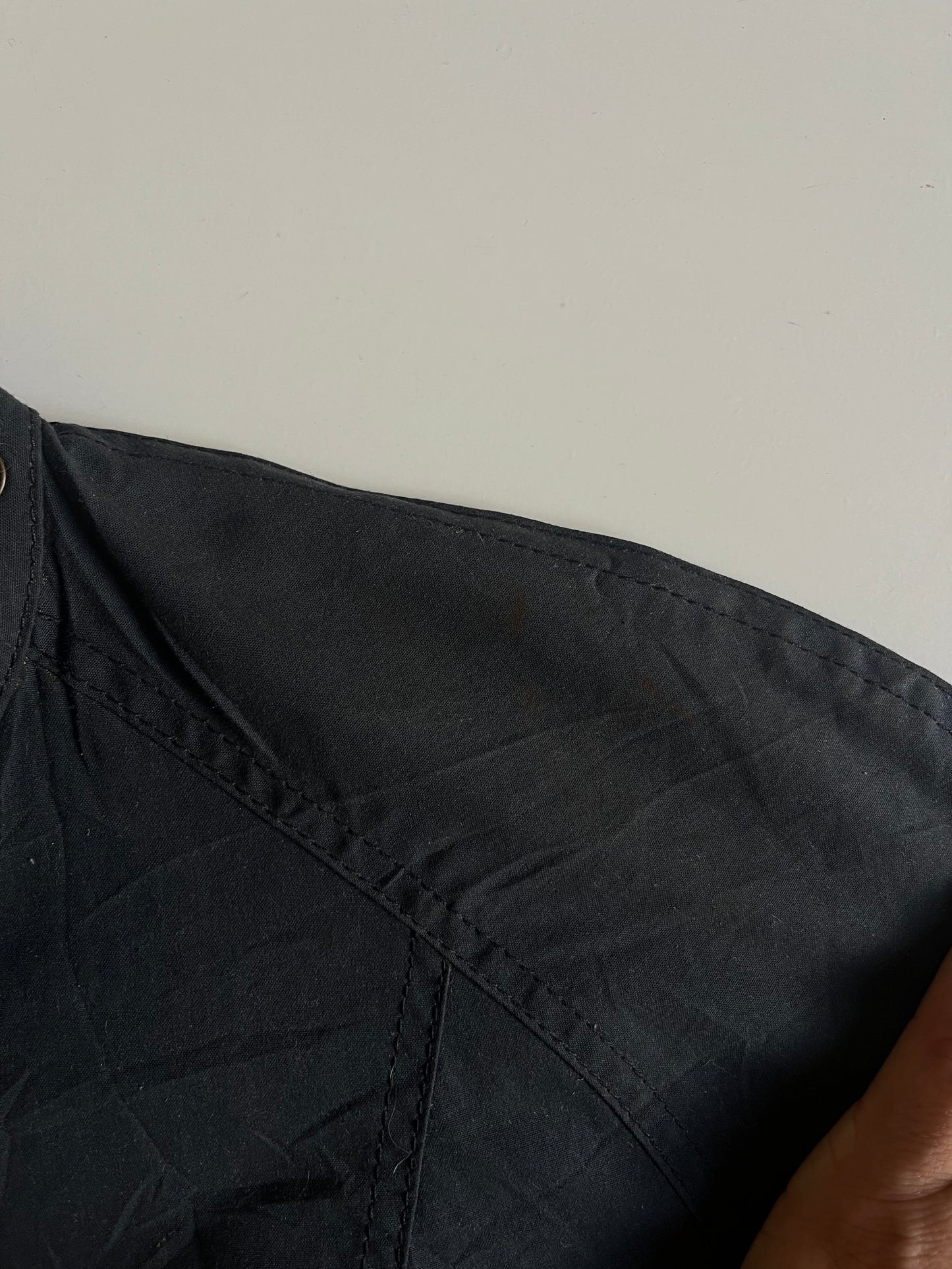 Barbour Beadnell Ladies Wax Jacket – UK 18 / Navy Blue Floral Lining