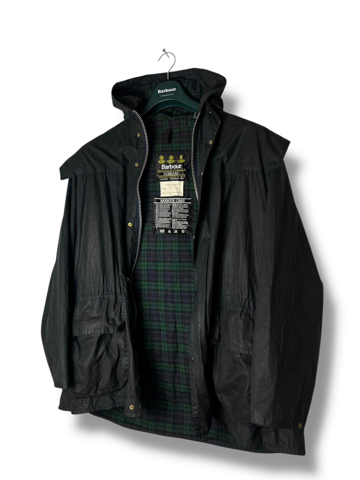 Barbour Durham Jacket 1991 – C40 – Blue Navy – Vintage Original