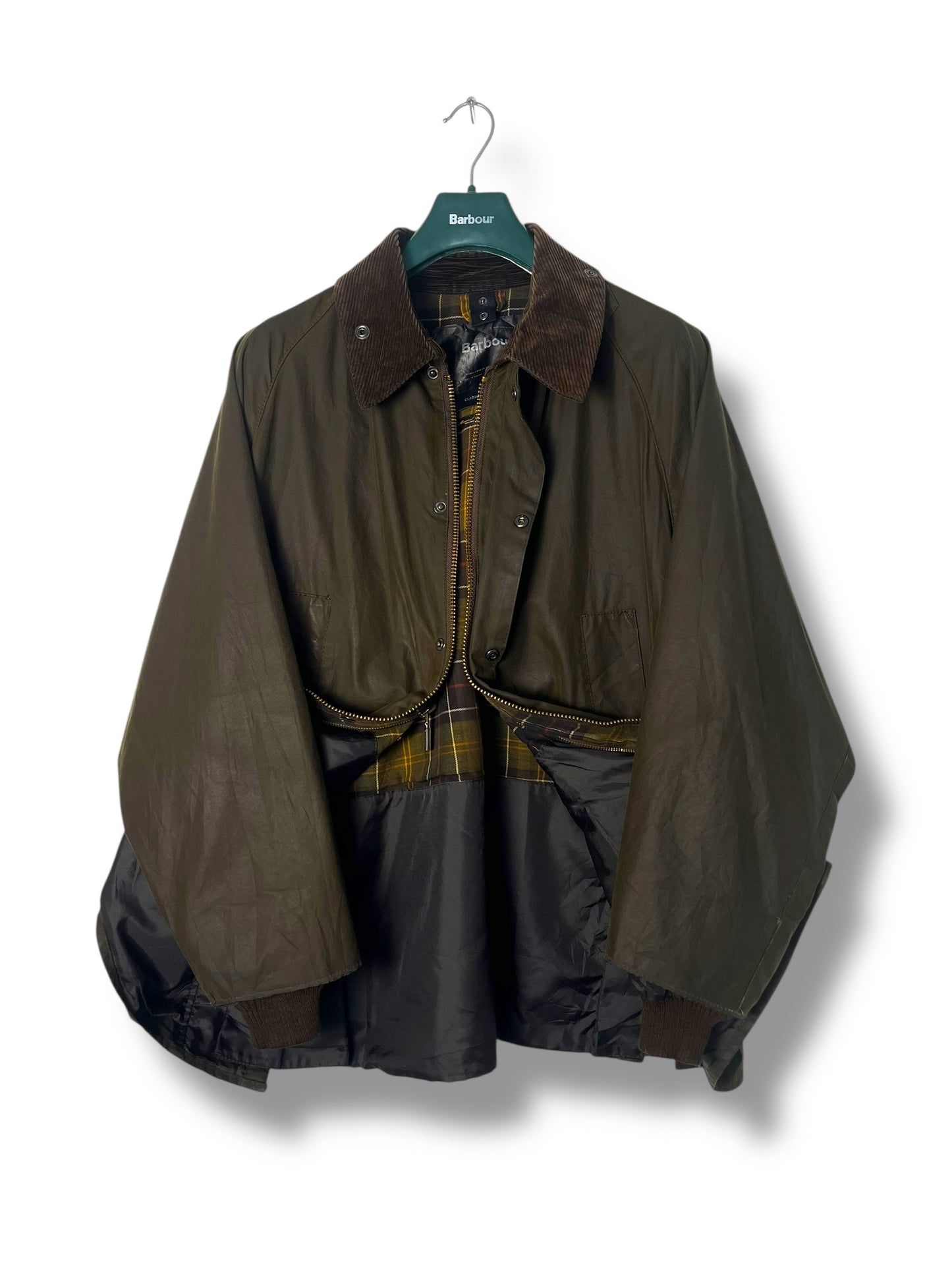 Barbour Bedale Classic C44 Olive Waxed Jacket – 2000 Vintage